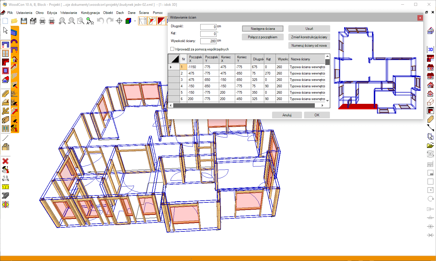 Aktualizacja do WoodCon 10 ciana | INTERsoft program CAD