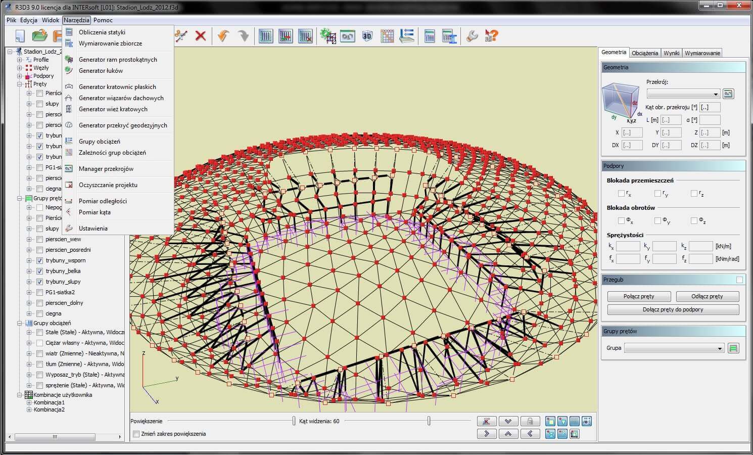 R3D3-Rama 3D 12 + podrcznik uytkownika  | INTERsoft program CAD