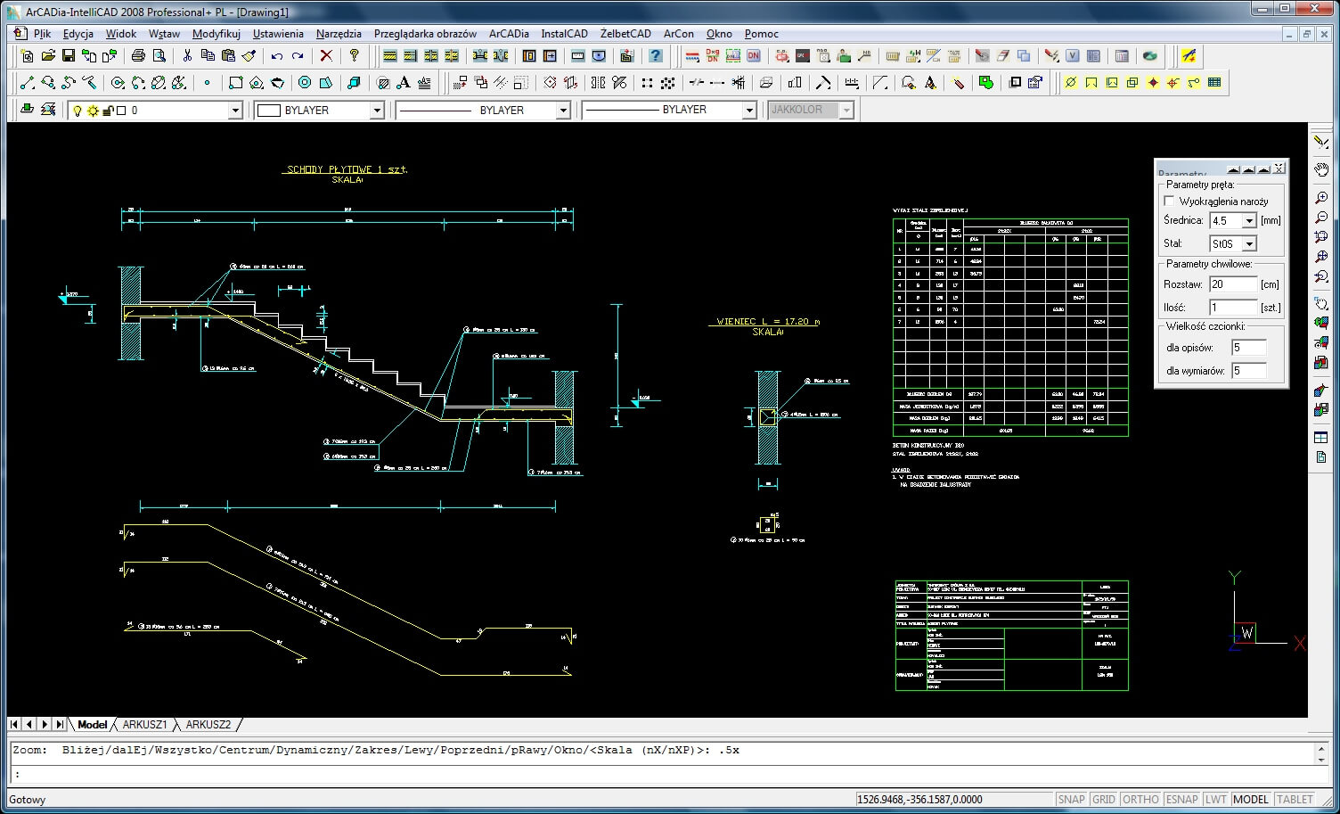 Konstruktor – Schody pytowe | INTERsoft program CAD