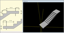 Konstruktor – Schody pytowe | INTERsoft program CAD budownictwo