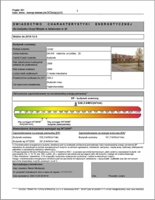 Zobacz Certyfikat charakterystyki energetycznej(Certyfikat  energetyczny, świadectwo energetyczne) wykonany w programie  ArCADia-TERMO