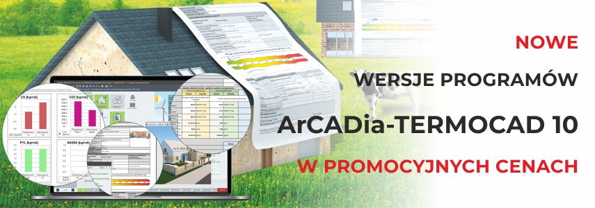 ArCADia-TERMOCAD 10 - dostpny w promocyjnej cenie