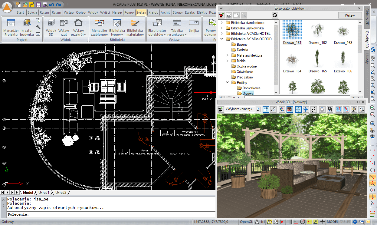 Biblioteka ArCADia-OGRD | INTERsoft program CAD