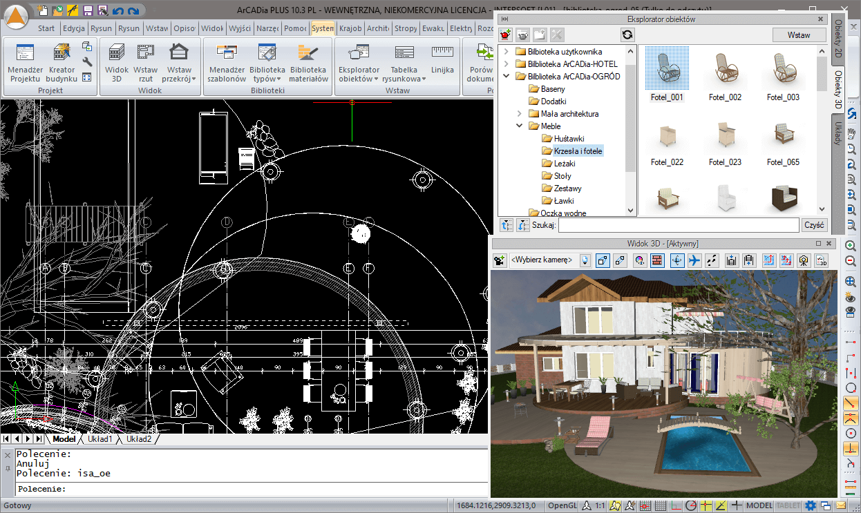 Biblioteka ArCADia-OGRD | INTERsoft program CAD