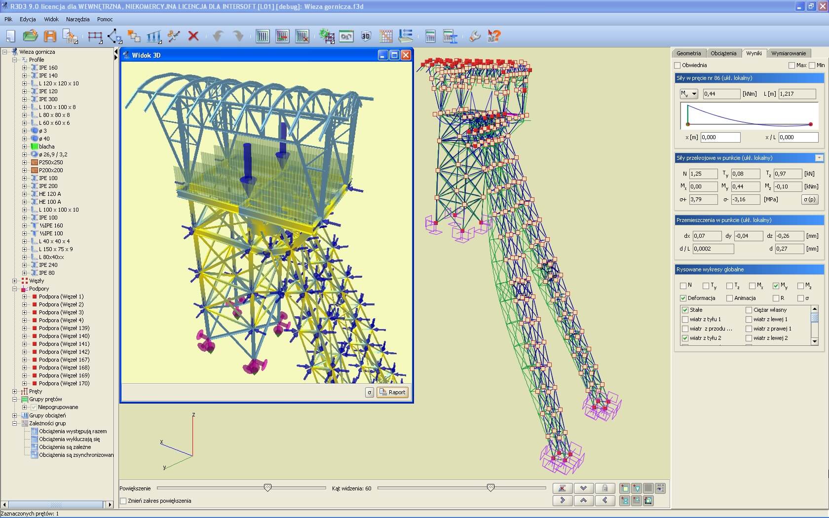 R3D3-Rama 3D 12 + podrcznik uytkownika  | INTERsoft program CAD