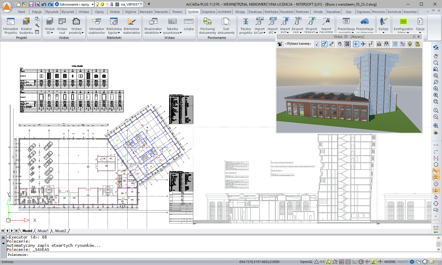 Aktualizacja ArCADia-ARCHITEKTURA z wersji 8 do 9 | INTERsoft program CAD