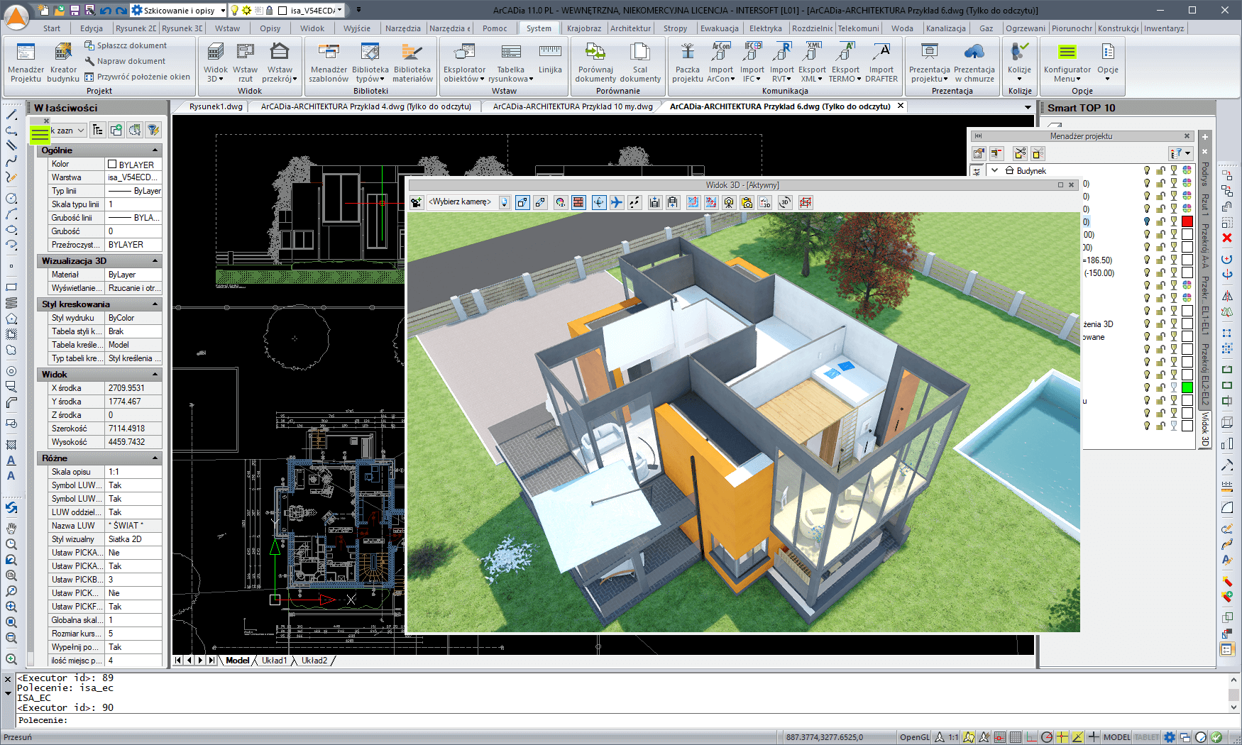 Aktualizacja ArCADia-ARCHITEKTURA z wersji 8 do 9 | INTERsoft program CAD