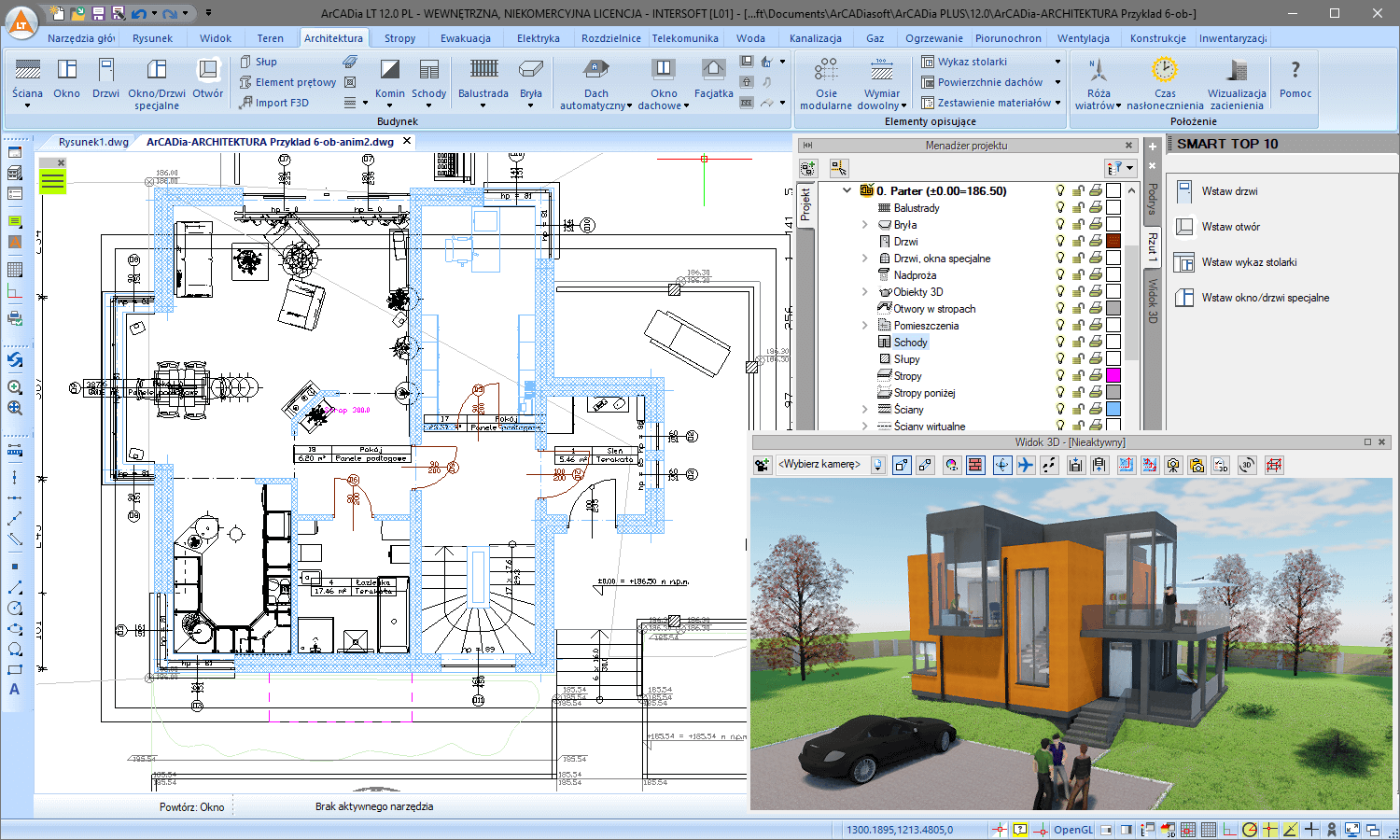 Aktualizacja z ArCADia LT 10 do ArCADia BIM LT 12 | INTERsoft program CAD