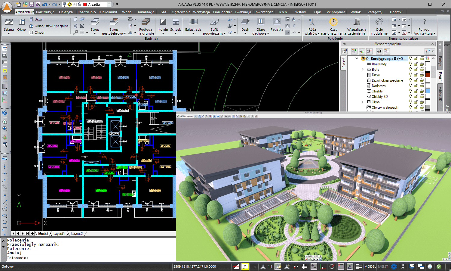 ArCADia BIM PLUS 14 | INTERsoft program CAD