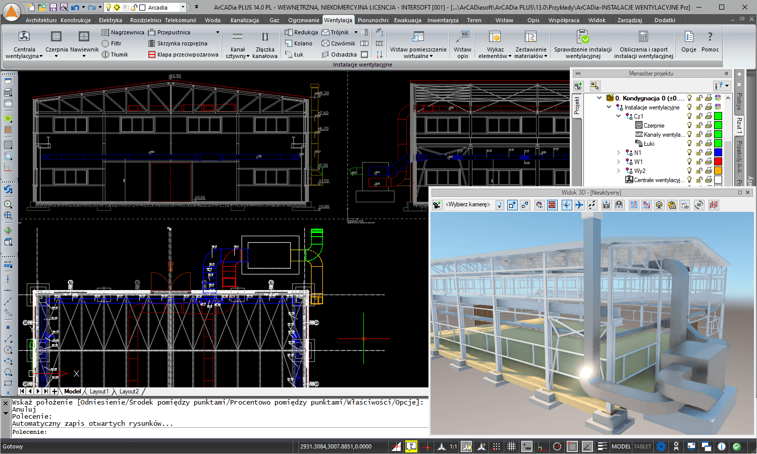 ArCADia BIM PLUS 14 - licencja roczna | INTERsoft program CAD