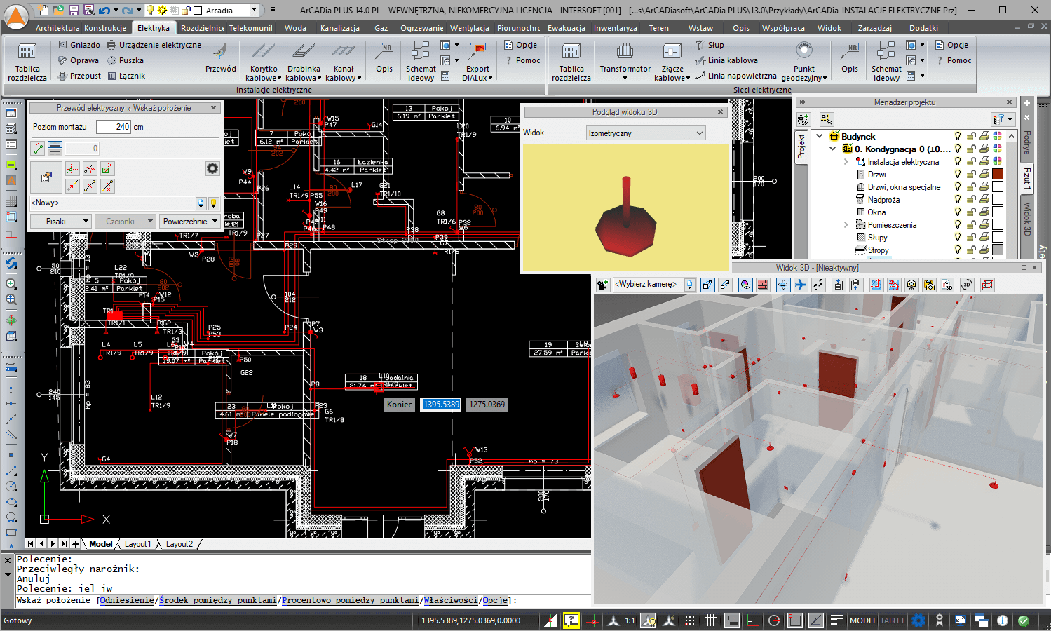 ArCADia BIM PLUS 14 - licencja roczna | INTERsoft program CAD