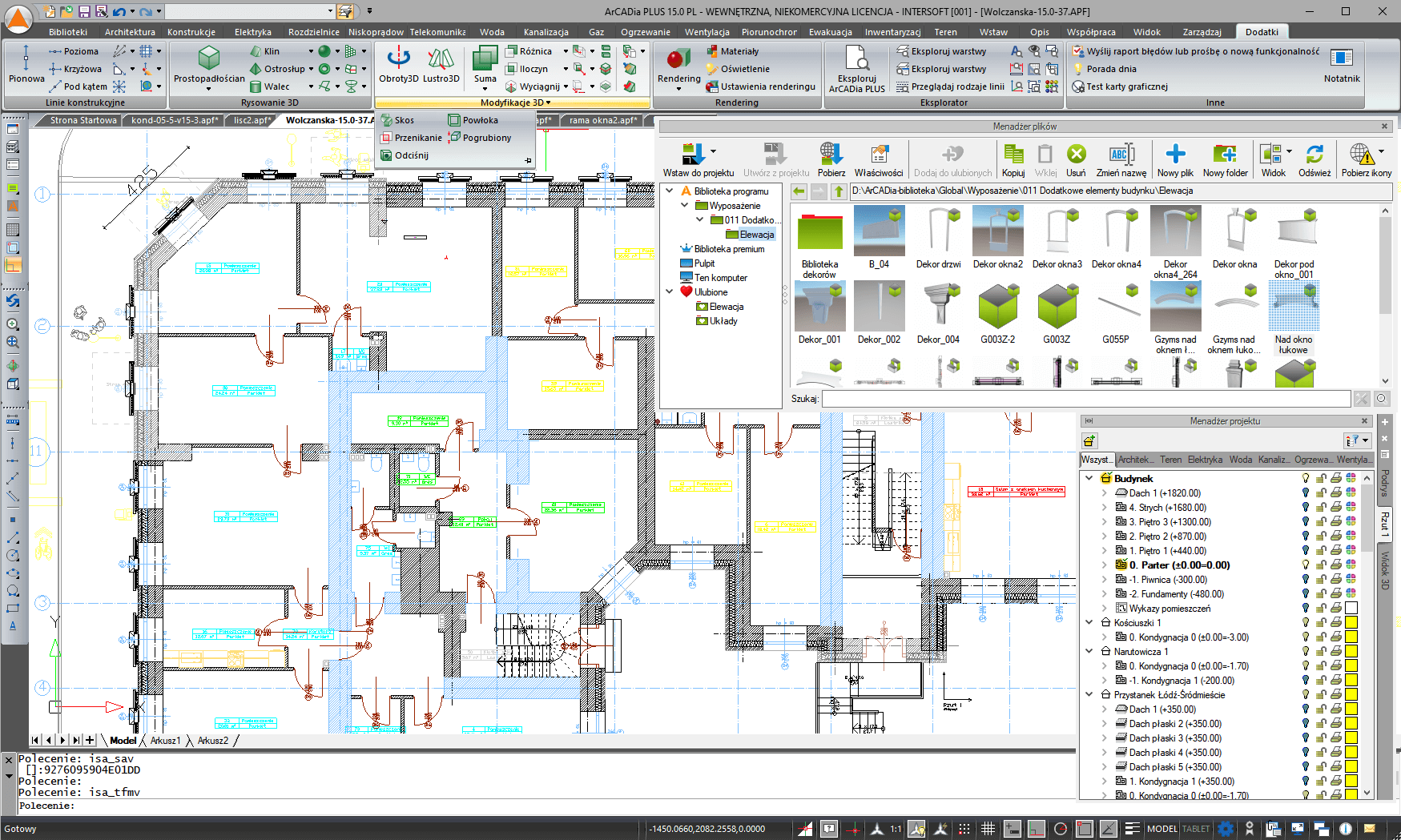 Aktualizacja ArCADia BIM PLUS z wersji 14 do 15 | INTERsoft program CAD