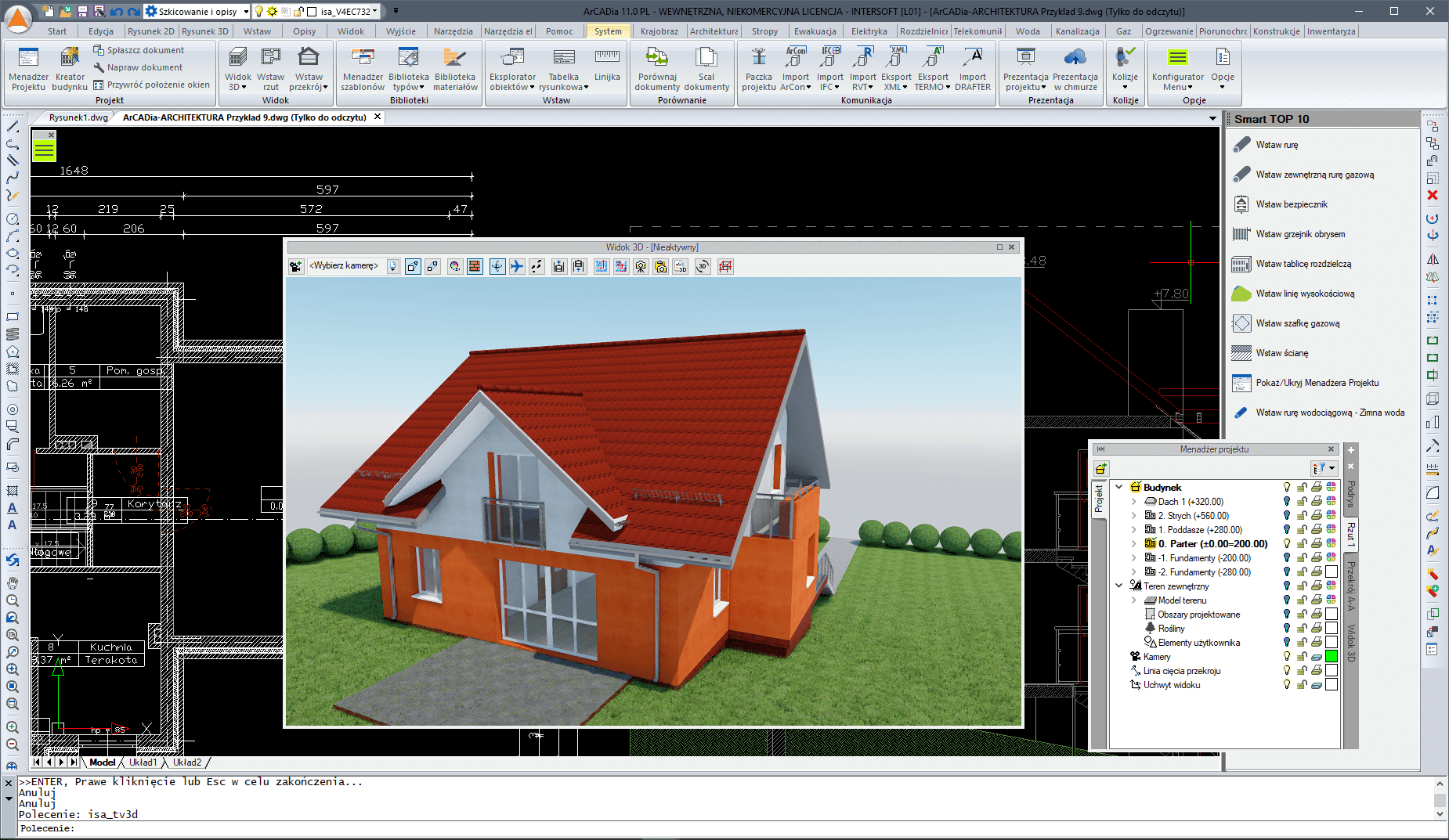 INTERsoft ArCADia SANITARNE LUX | INTERsoft program CAD