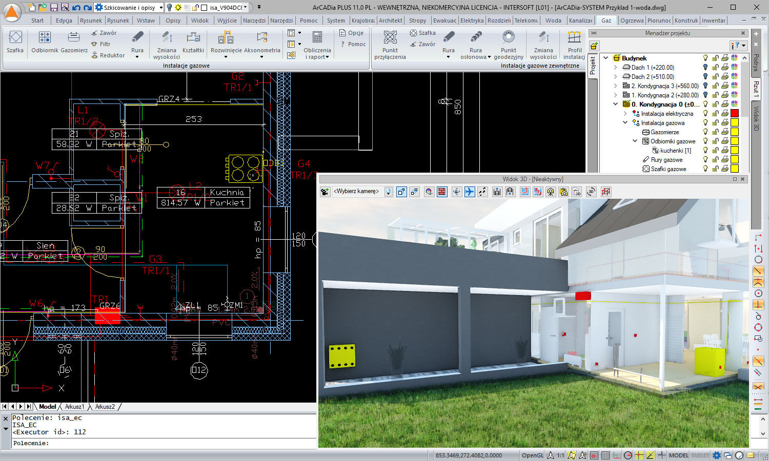 ArCADia BIM 14 - pakiet 5-stanowiskowy | INTERsoft program CAD