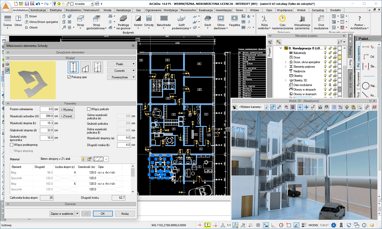 ArCADia BIM 14 + ArCADia-ARCHITEKTURA 9 | INTERsoft program CAD