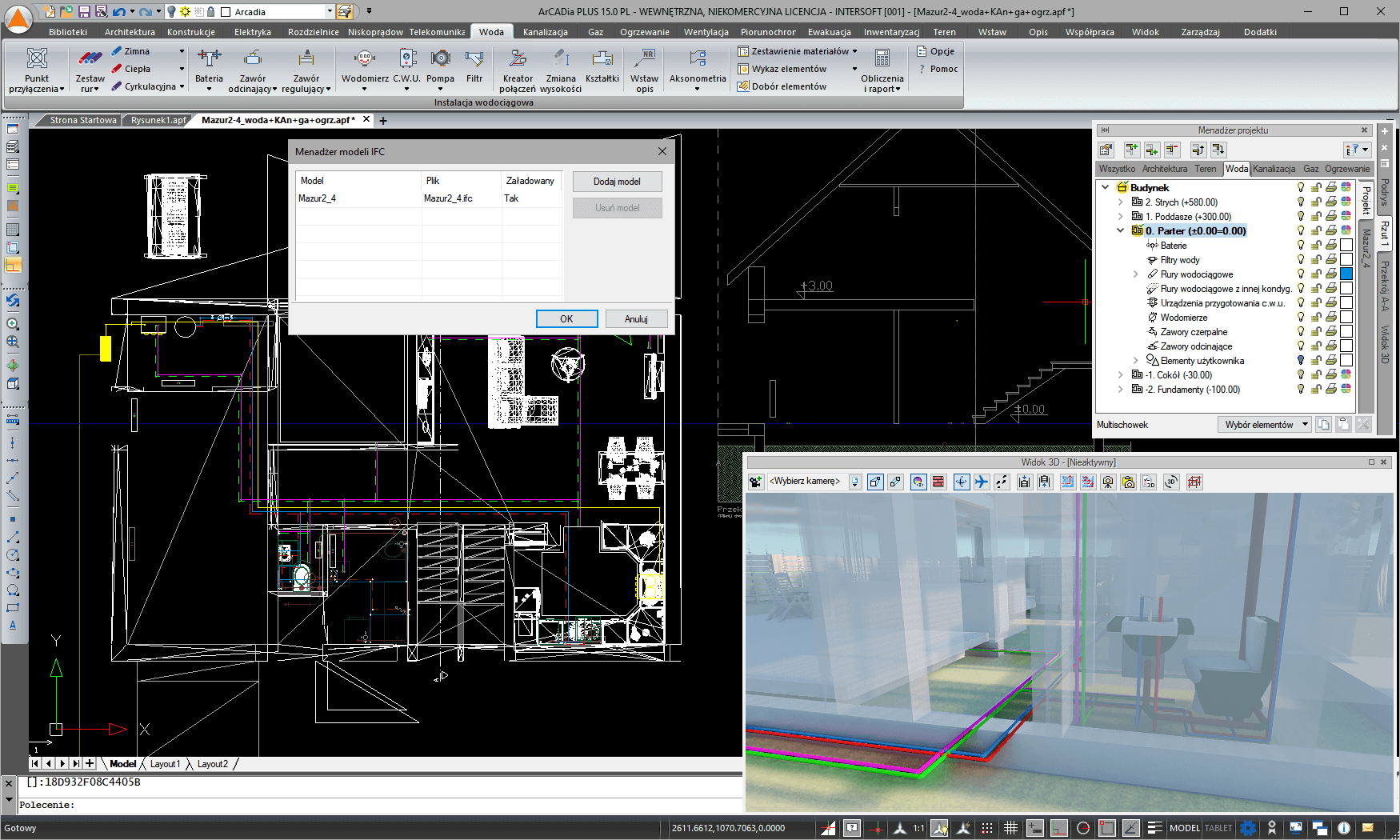 ArCADia-IFC RVT 15 | INTERsoft program CAD