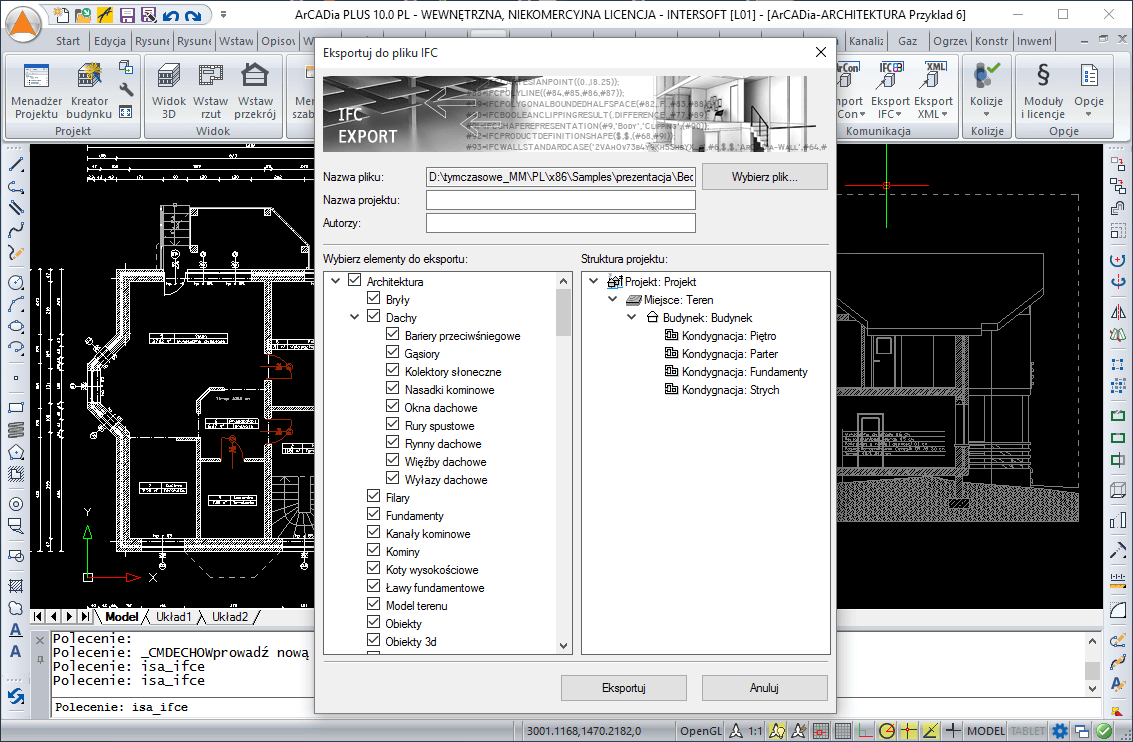 ArCADia-IFC RVT 2 | INTERsoft program CAD