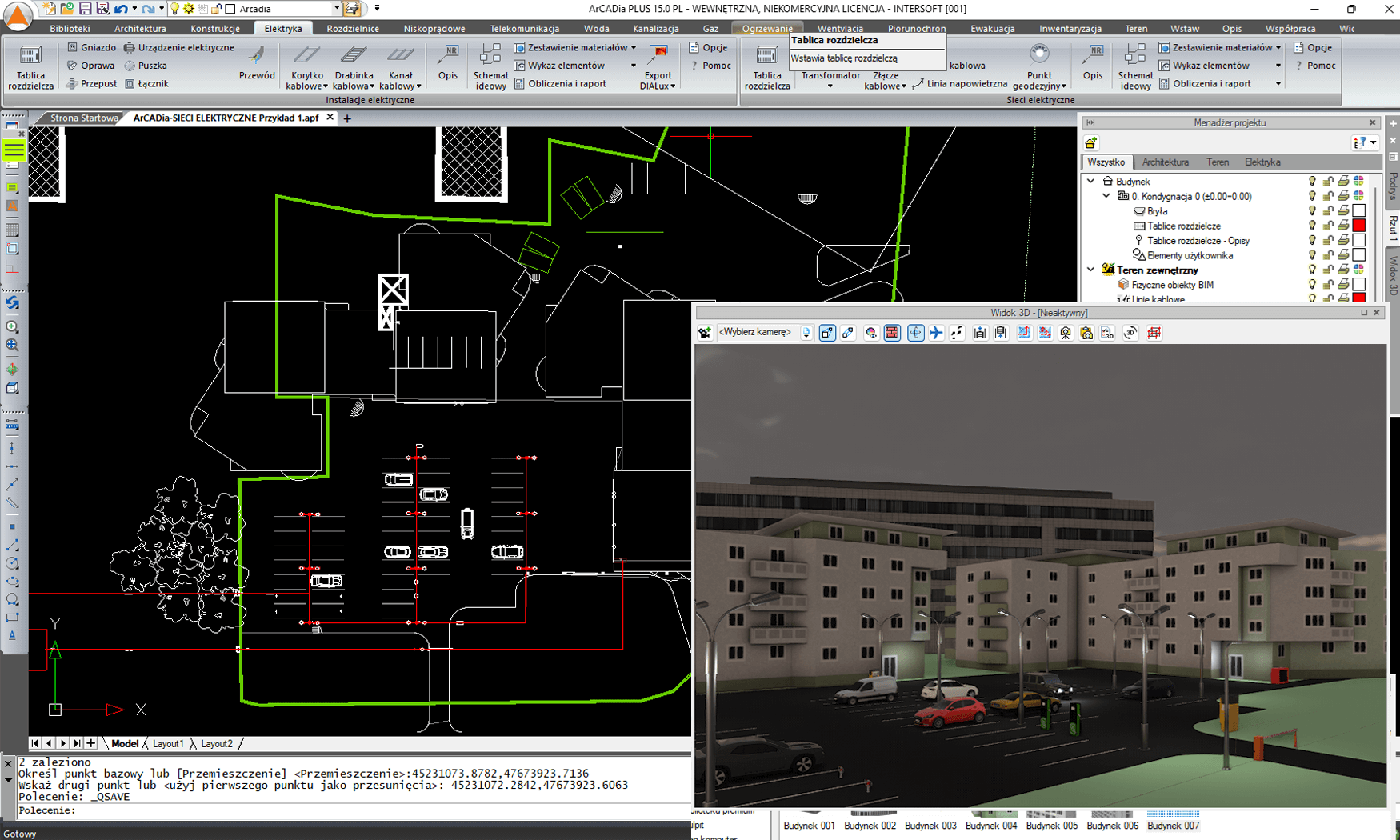 Aktualizacja ArCADia-SIECI ELEKTRYCZNE do wersji 15 | INTERsoft program CAD