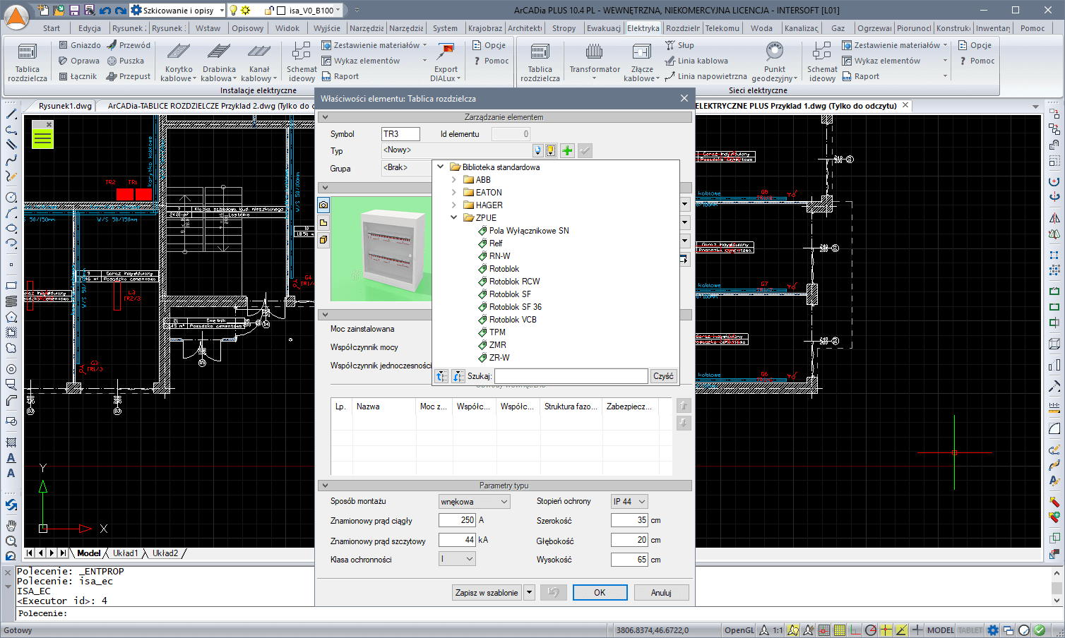 ArCADia-INSTALACJE ELEKTRYCZNE 15 - licencja roczna | INTERsoft program CAD