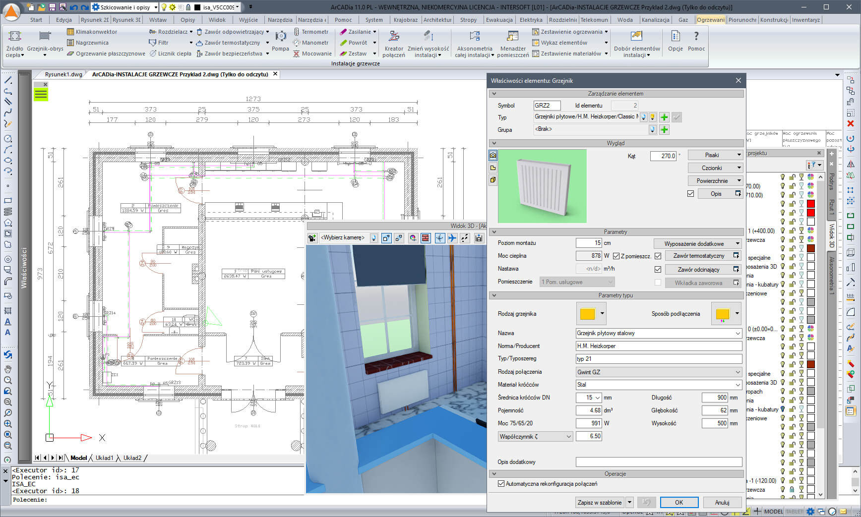INTERsoft GRZEWCZE | INTERsoft program CAD