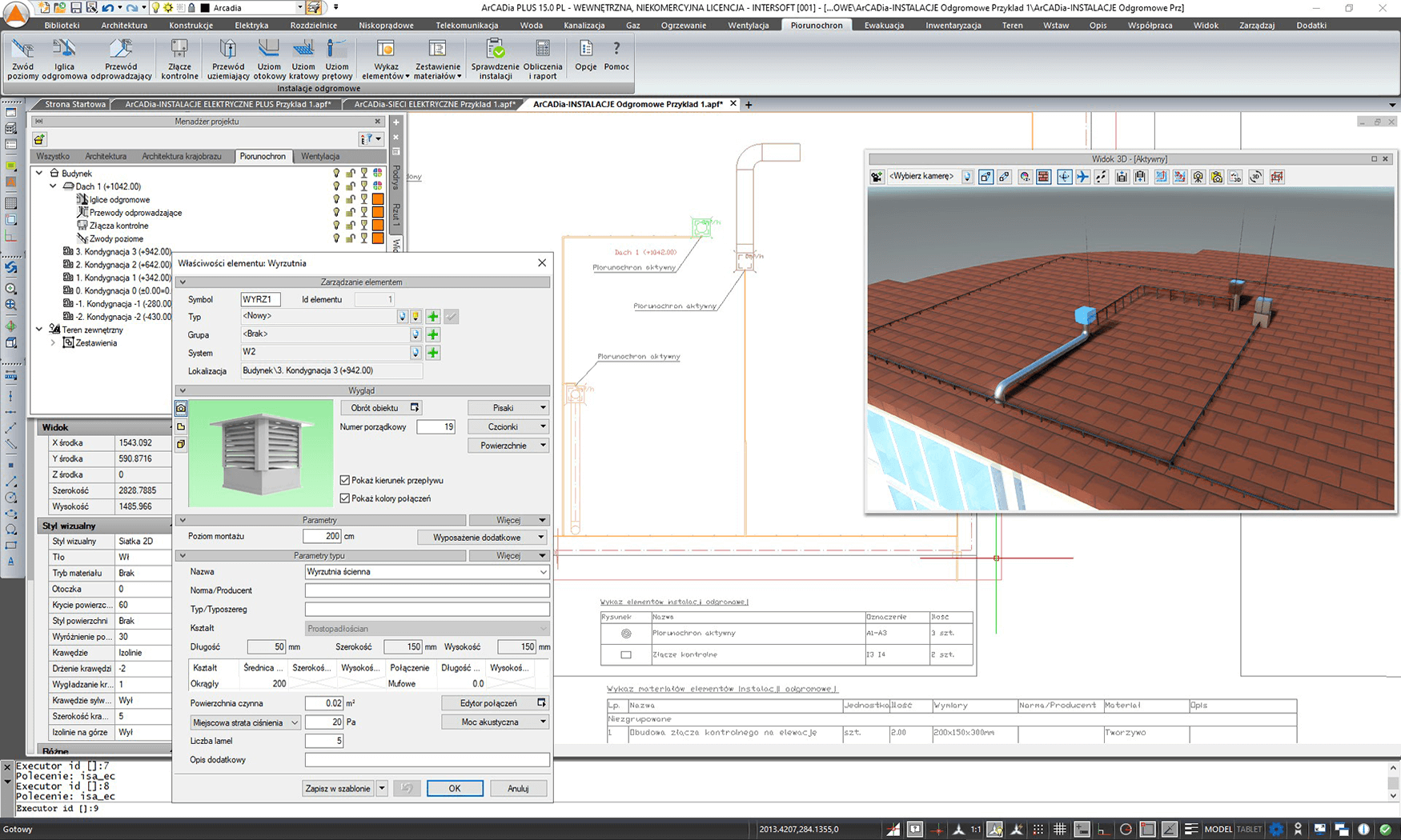 ArCADia-INSTALACJE ODGROMOWE - licencja roczna | INTERsoft program CAD
