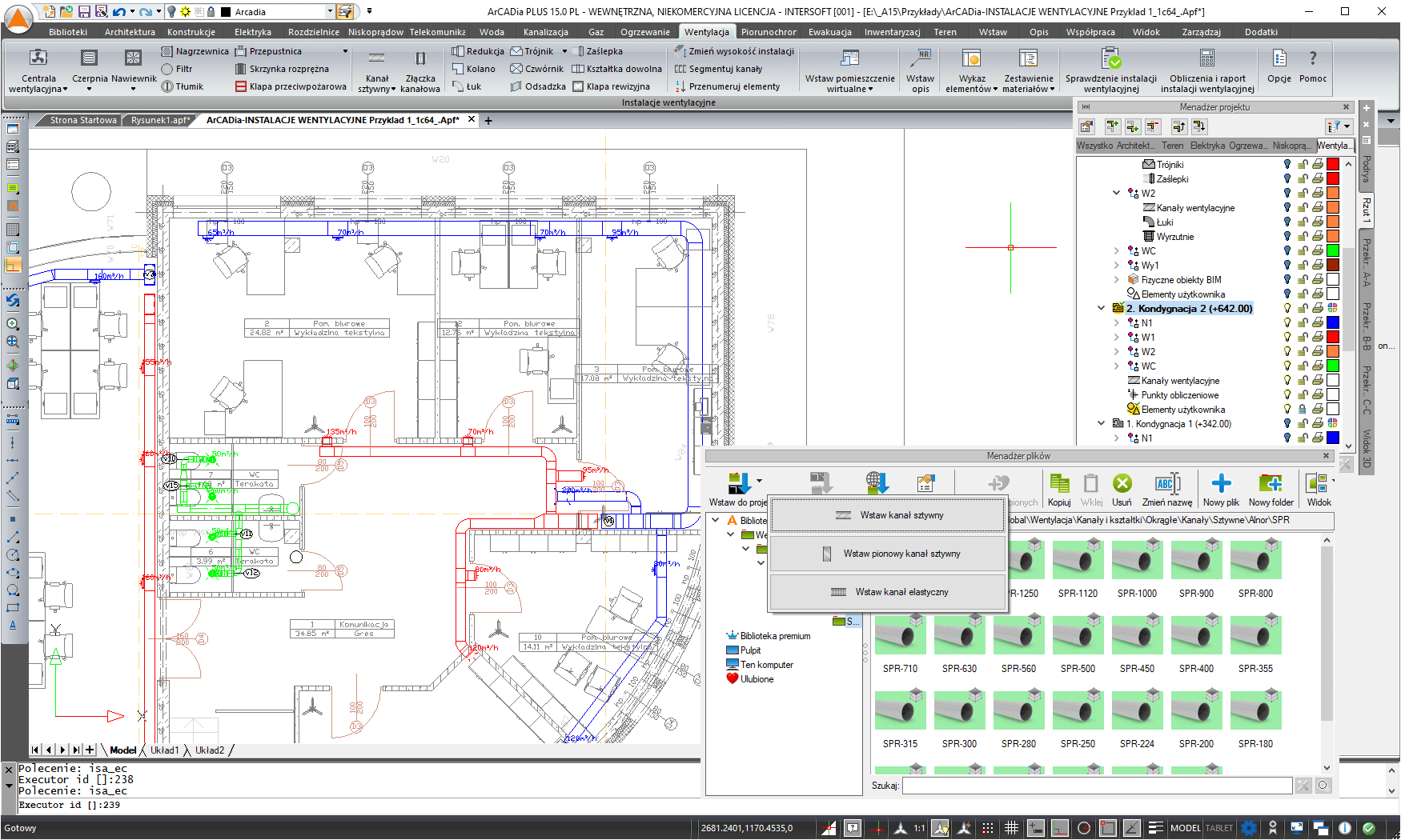 aktualizacja ArCADia-INSTALACJE WENTYLACYJNE do wersji 15 | INTERsoft program CAD