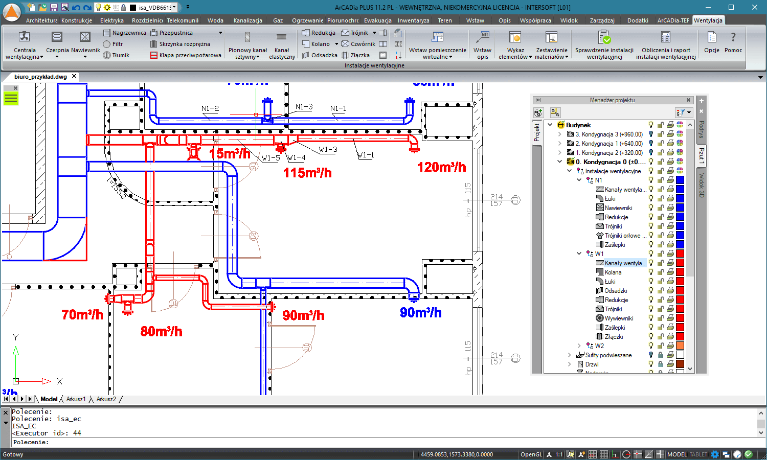 ArCADia BIM 14 + ArCADia-INSTALACJE WENTYLACYJNE | INTERsoft program CAD