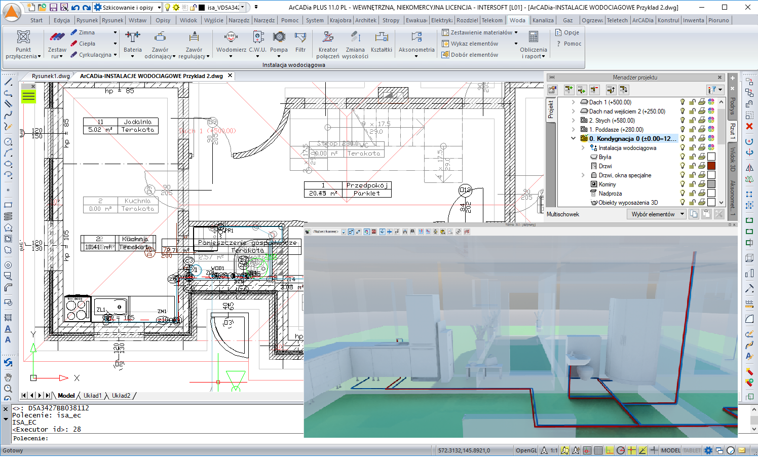 INTERsoft ArCADia SANITARNE LUX | INTERsoft program CAD