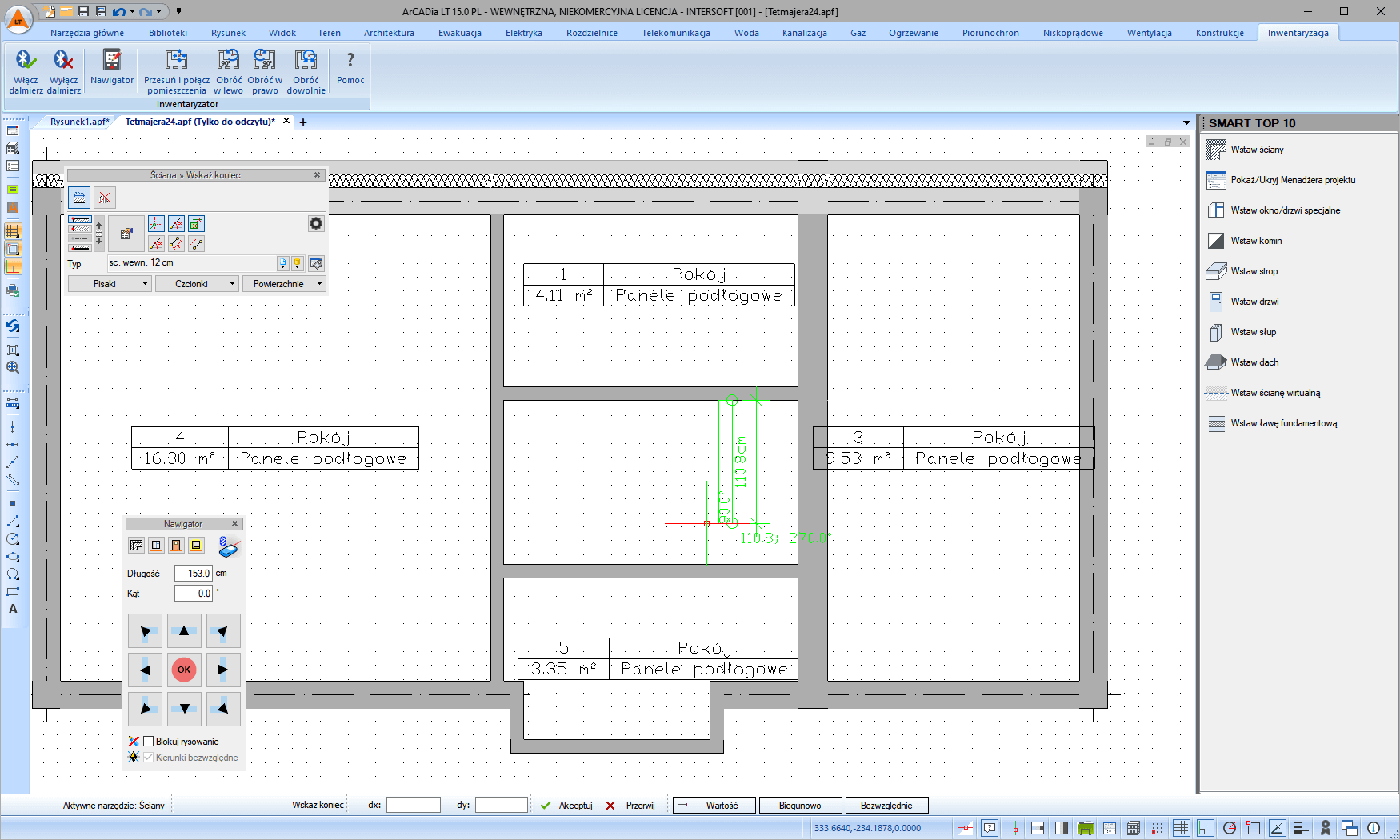 ArCADia-INWENTARYZATOR 15 | INTERsoft program CAD