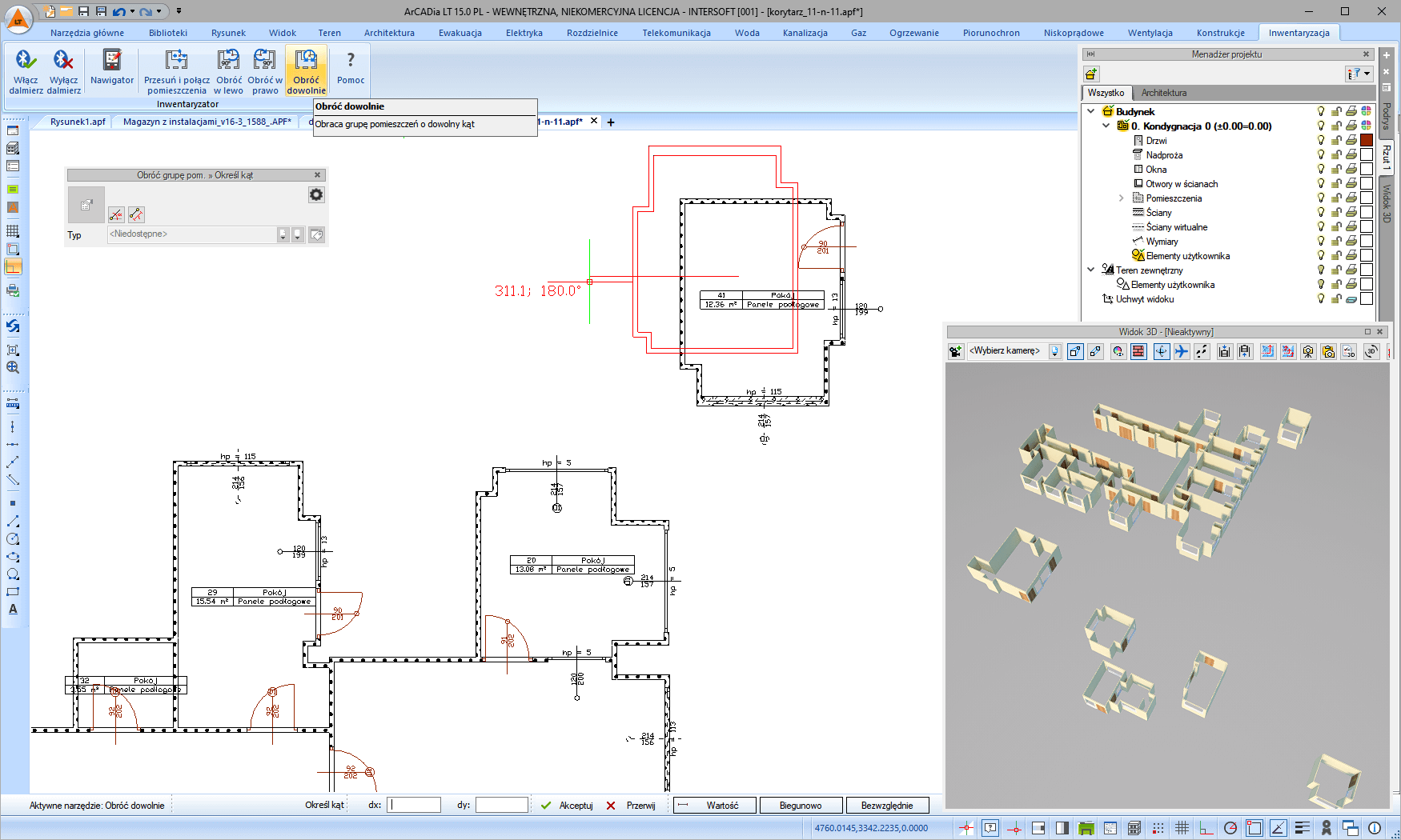 ArCADia-INWENTARYZATOR 15 | INTERsoft program CAD