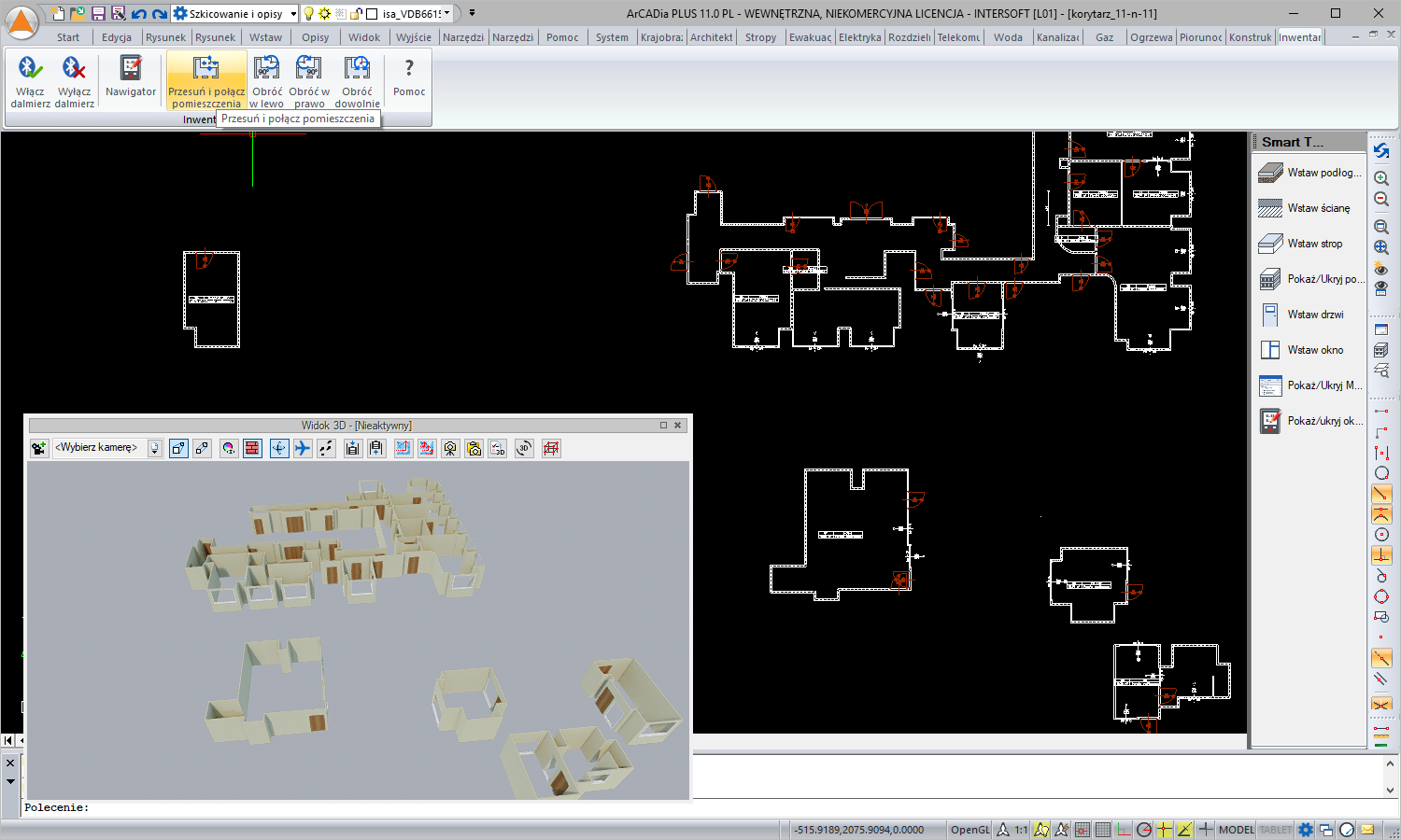 aktualizacja ArCADia-INWENTARYZATOR do wersji 15 | INTERsoft program CAD