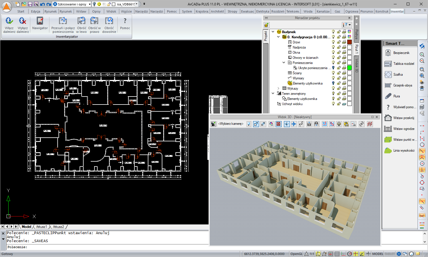 ArCADia-INWENTARYZATOR | INTERsoft program CAD