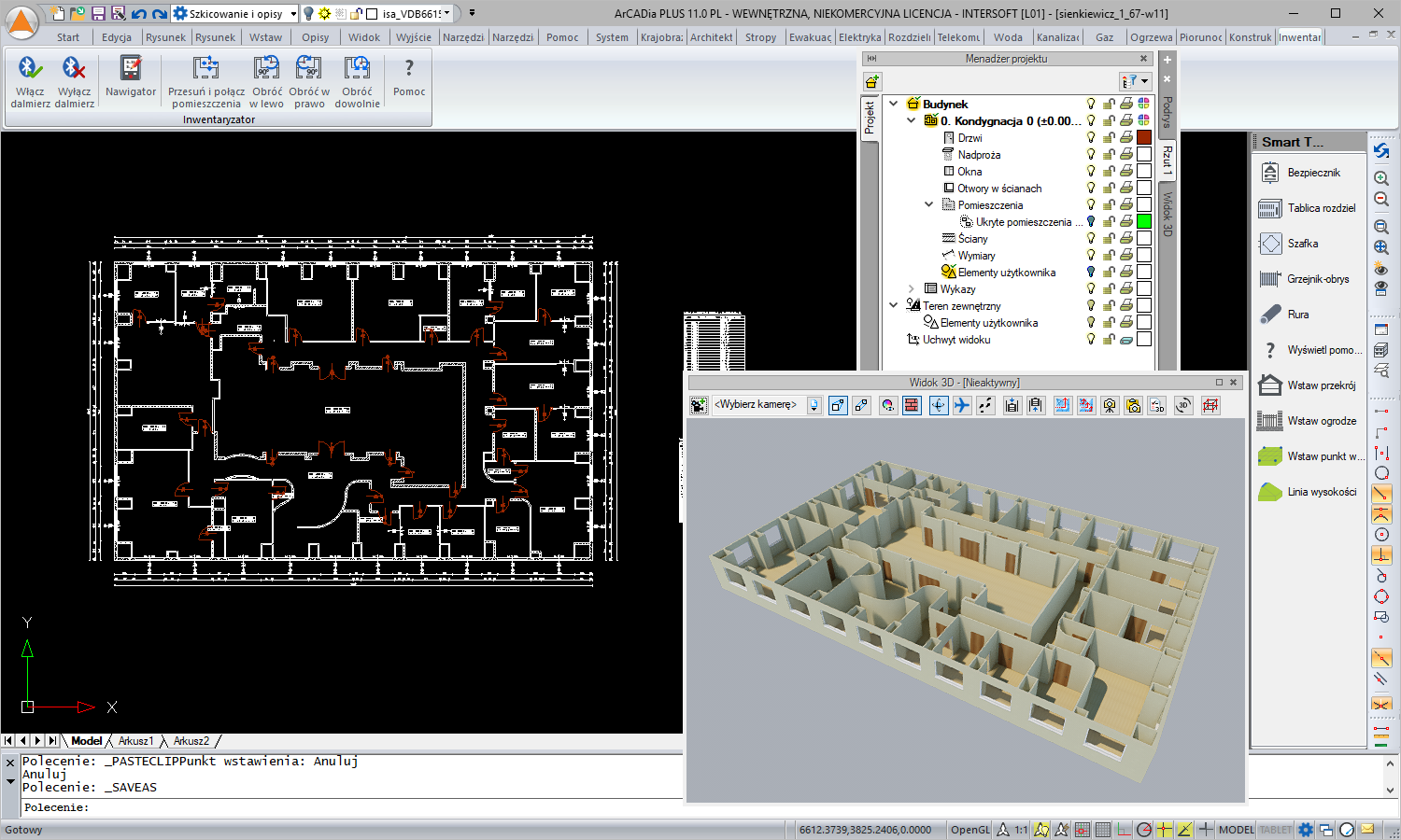 Pakiet EXTERIOR PACKAGE Leica DISTO™ D510  + ArCADia BIM LT 14 + ArCADia-INWENTARYZATOR | INTERsoft program CAD