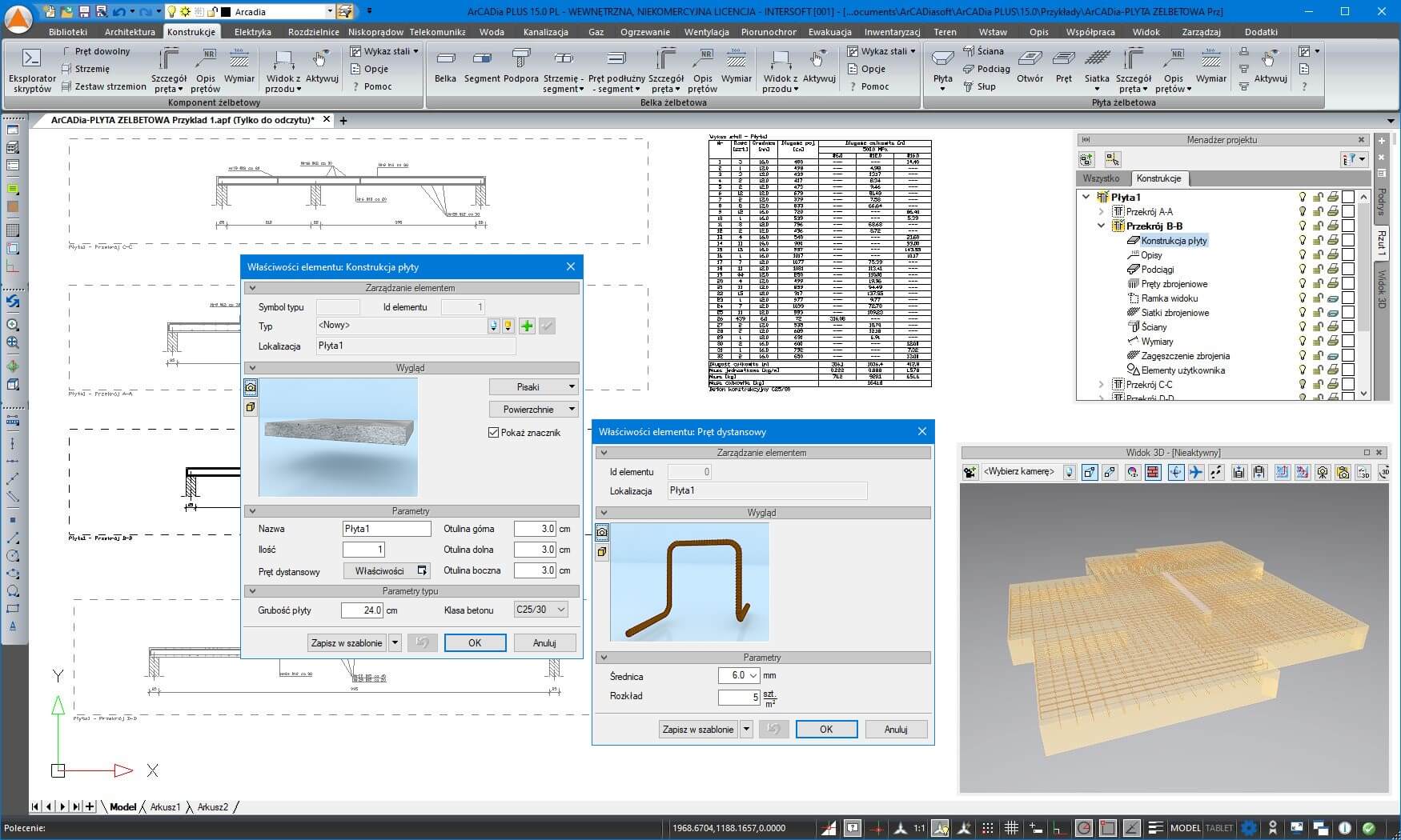 ArCADia-PYTA ELBETOWA 15 | INTERsoft program CAD