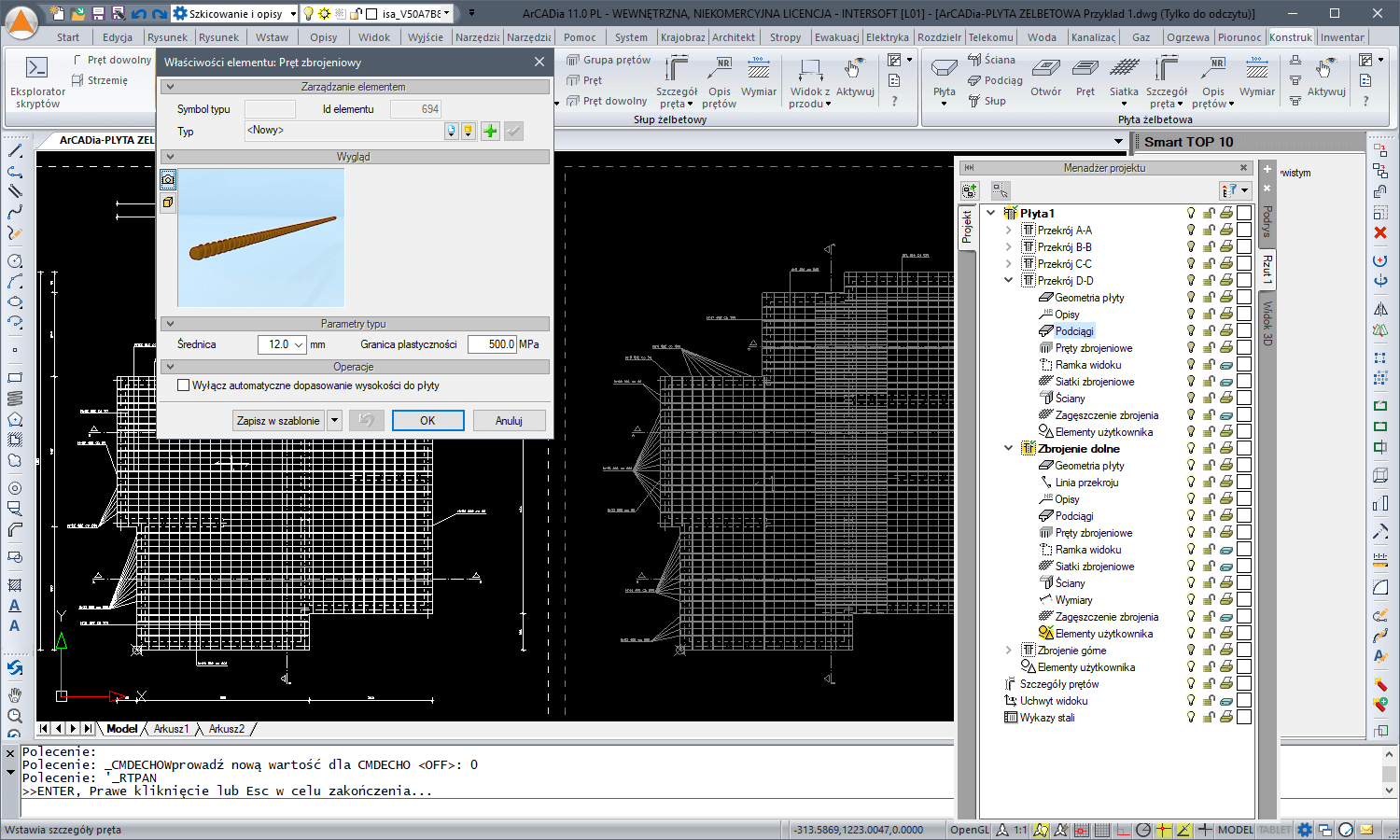 ArCADia-PYTA ELBETOWA 15 - licencja roczna | INTERsoft program CAD