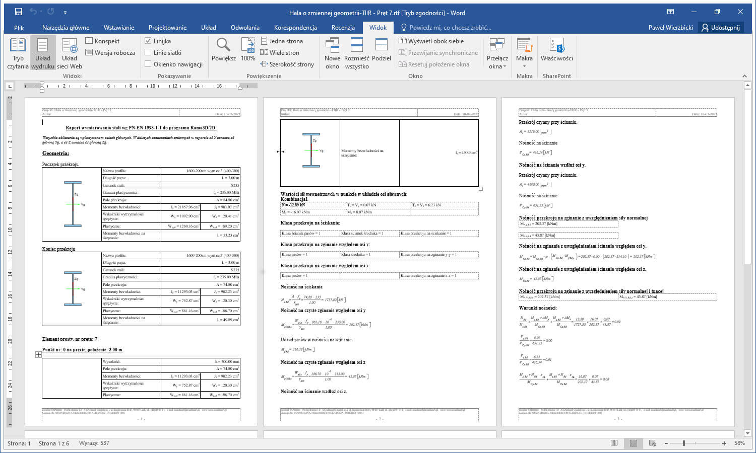 R3D3-EuroStal TAPERED - Profile zbiene - licencja roczna | INTERsoft program CAD