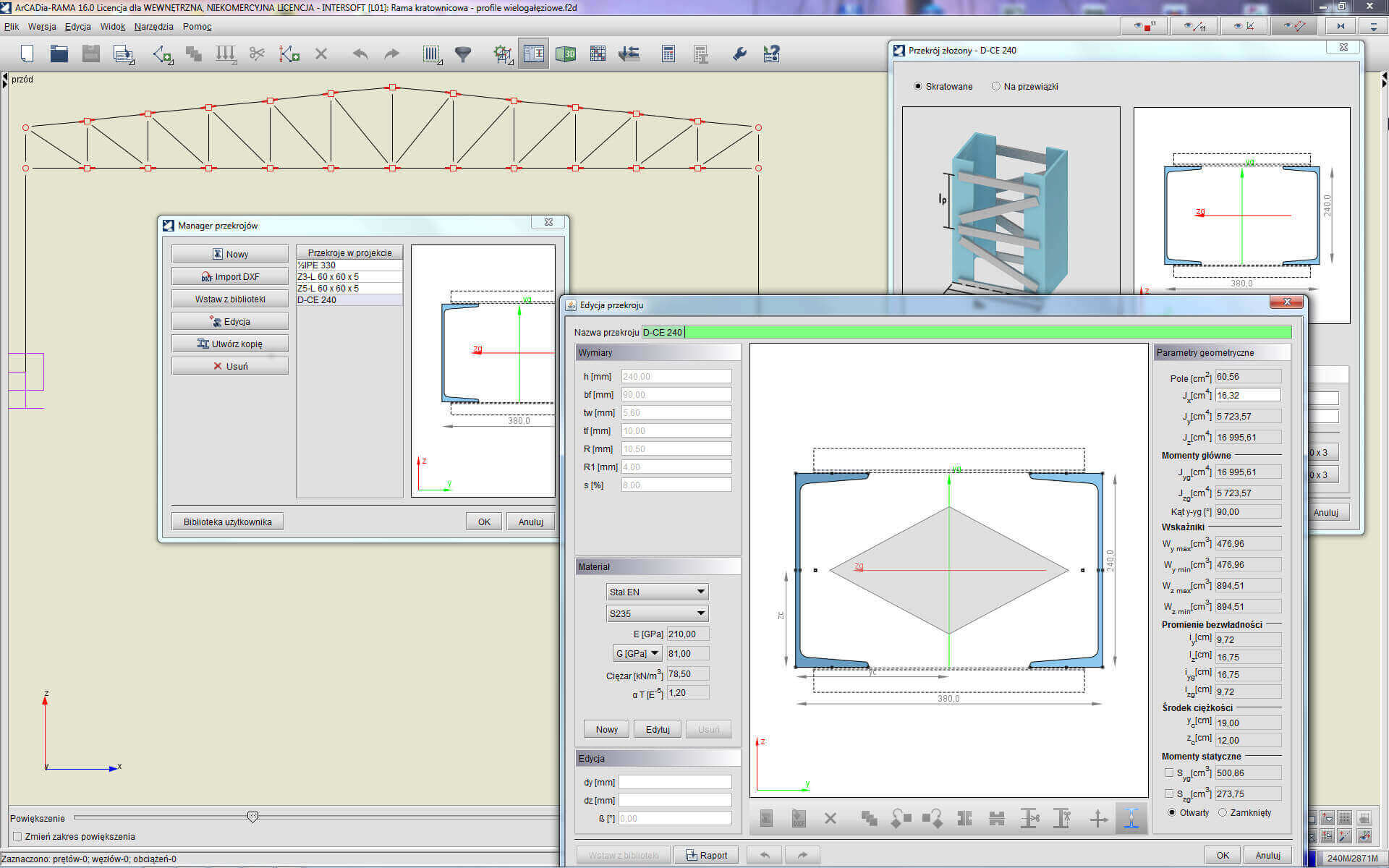 R2D2-EuroStal BUILT-UP  - licencja roczna | INTERsoft program CAD