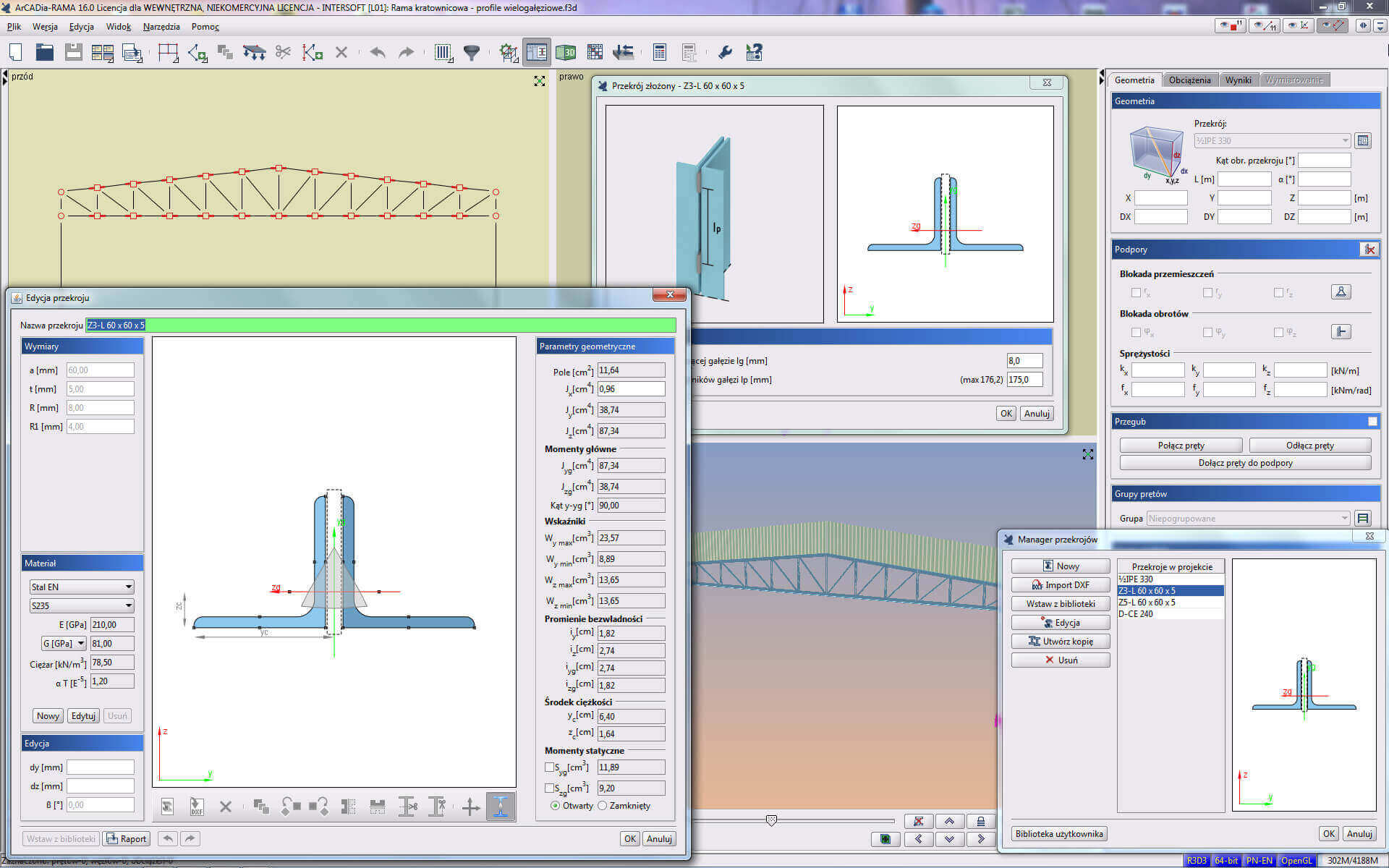 R2D2-EuroStal BUILT-UP  | INTERsoft program CAD