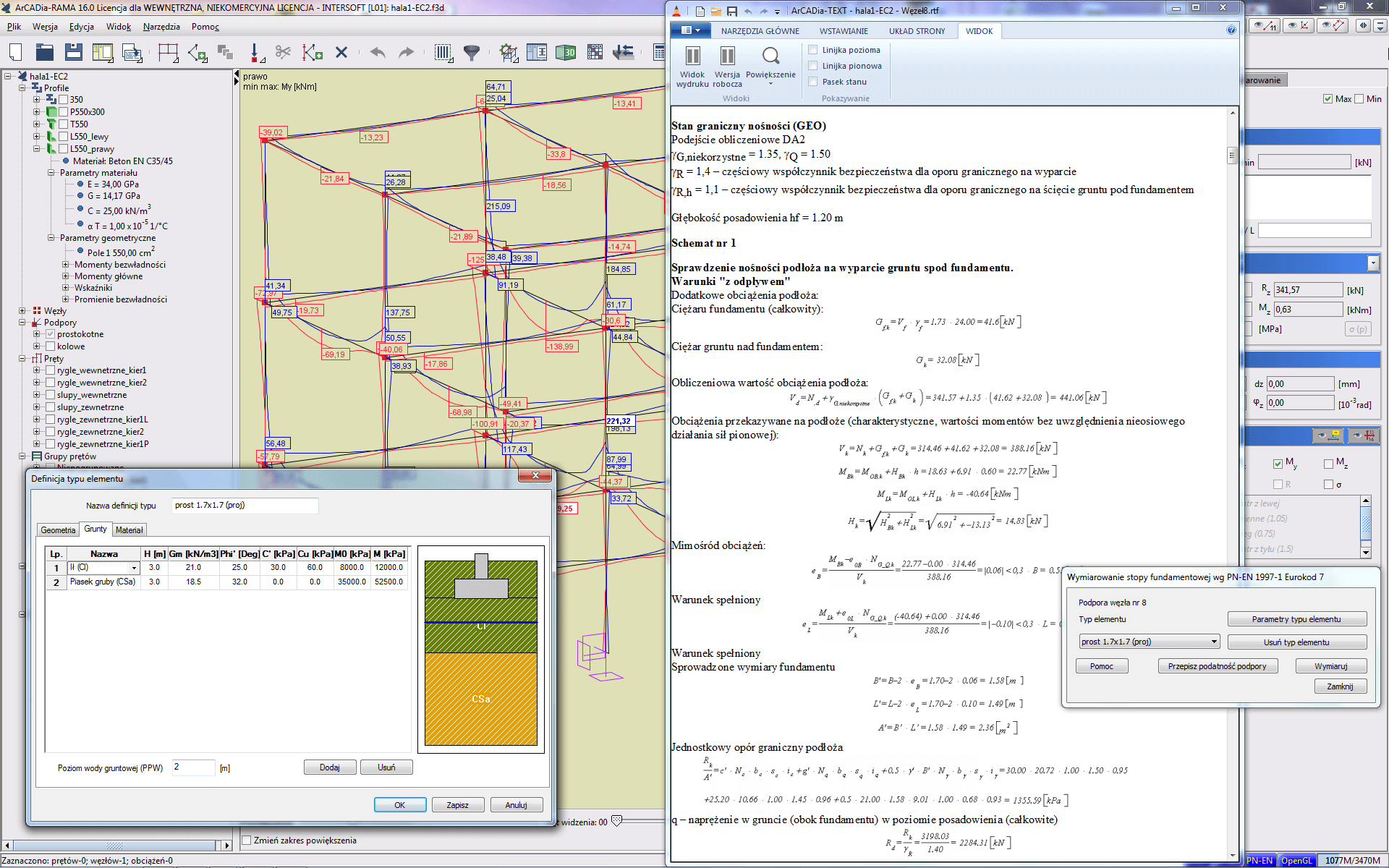 Pakiet R3D3-EuroStopa + R3D3-EuroStal BUILT-UP | INTERsoft program CAD