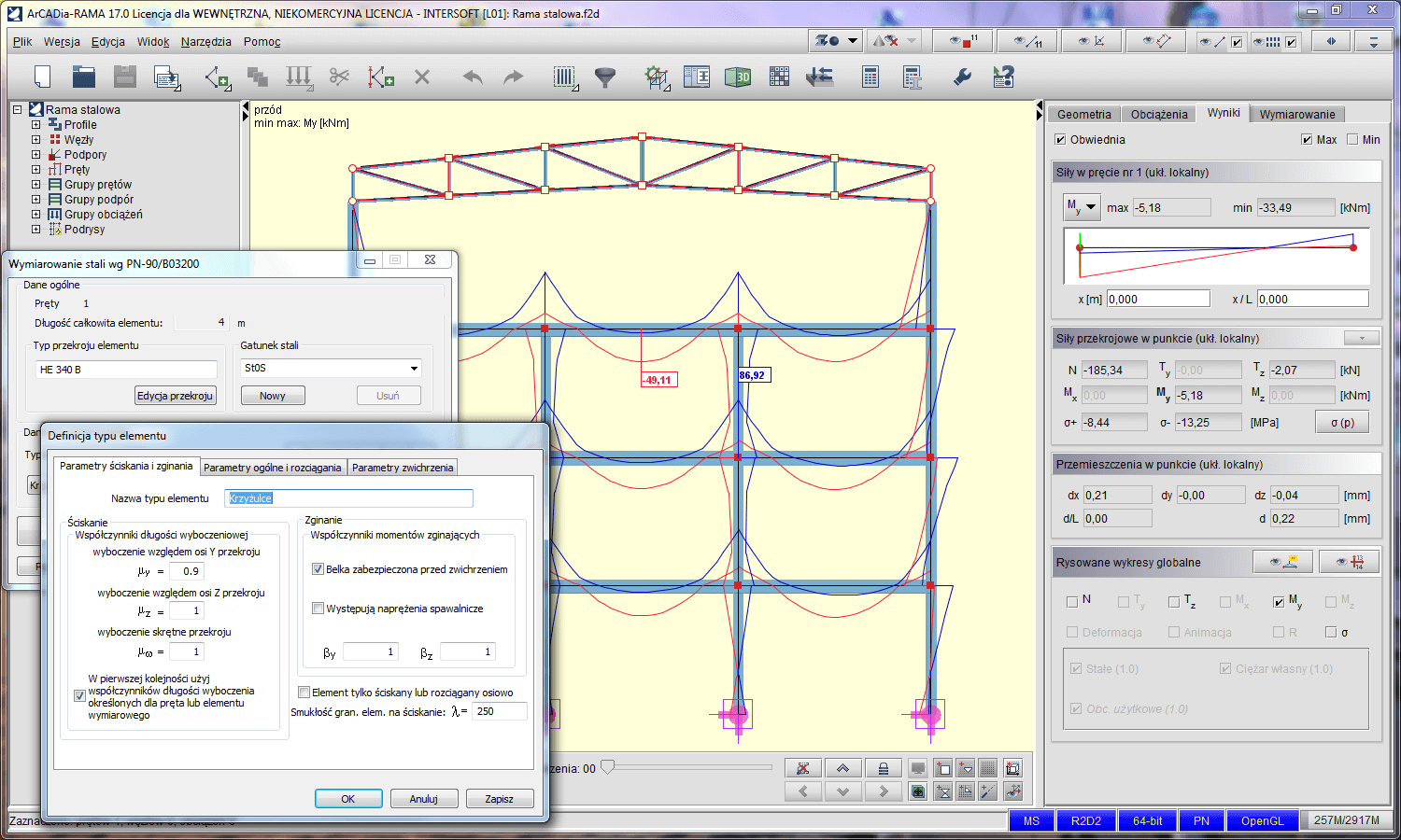 ArCADia-RAMA 18 R2D2 + EuroStal + EuroStopa + EuroDrewno  + Euroelbet | INTERsoft program CAD