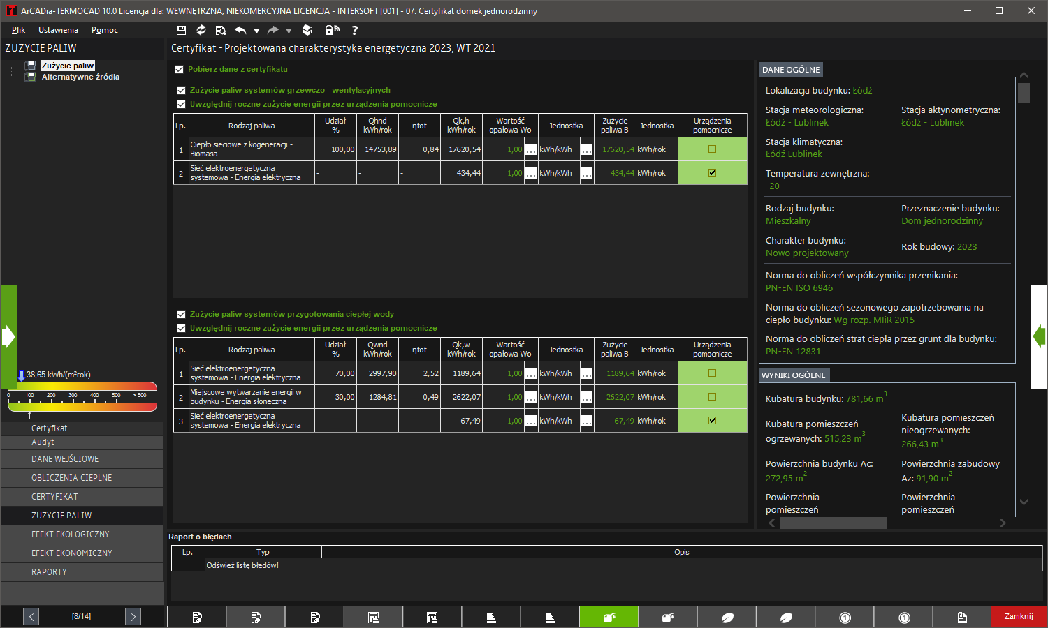 ArCADia-TERMOCAD PCHE 10 - licencja roczna | INTERsoft program CAD