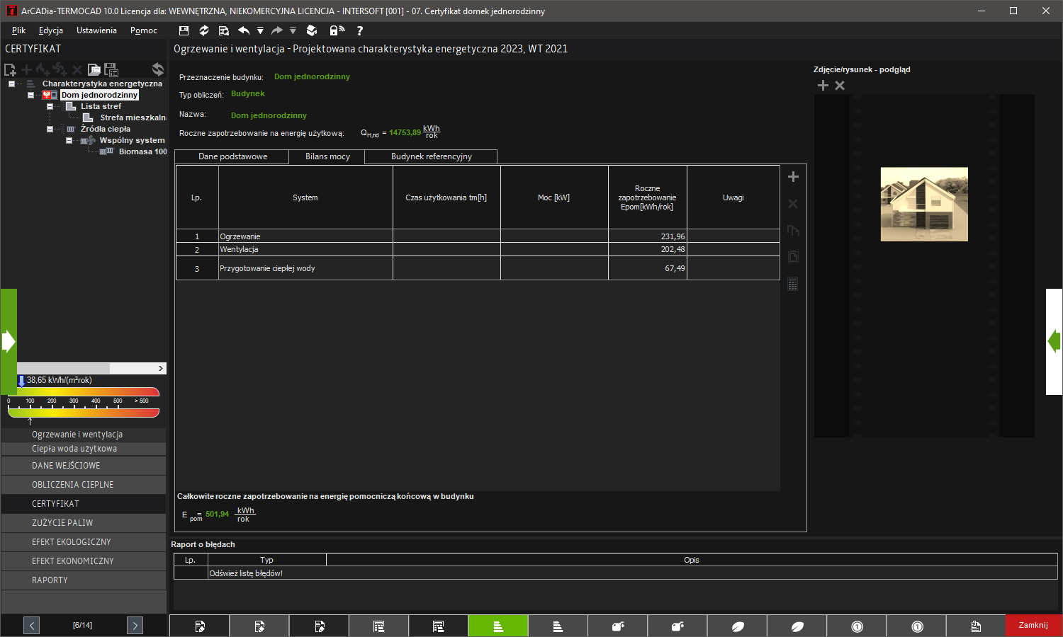 ArCADia-TERMOCAD PCHE 10 | INTERsoft program CAD