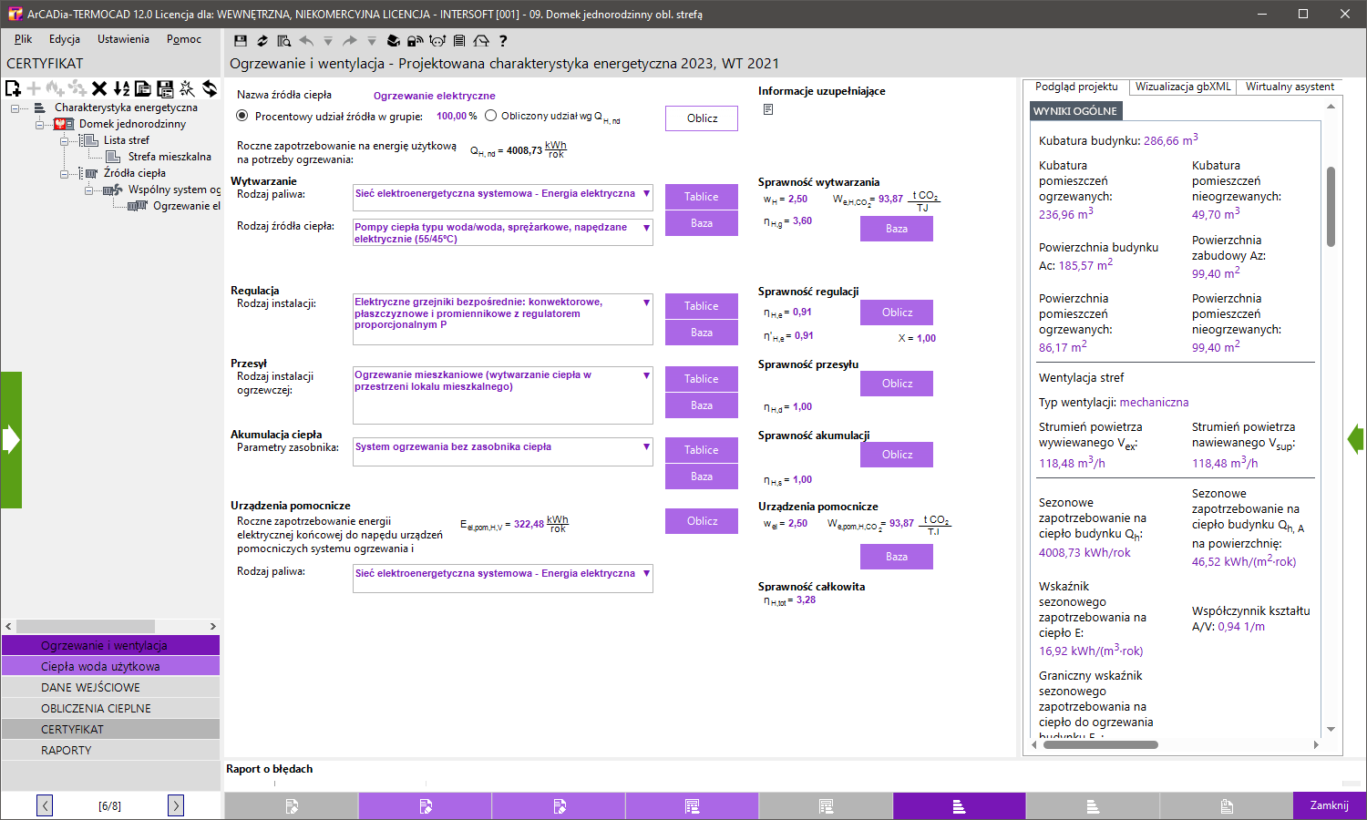 ArCADia-TERMOCAD PCHE 12 | INTERsoft program CAD