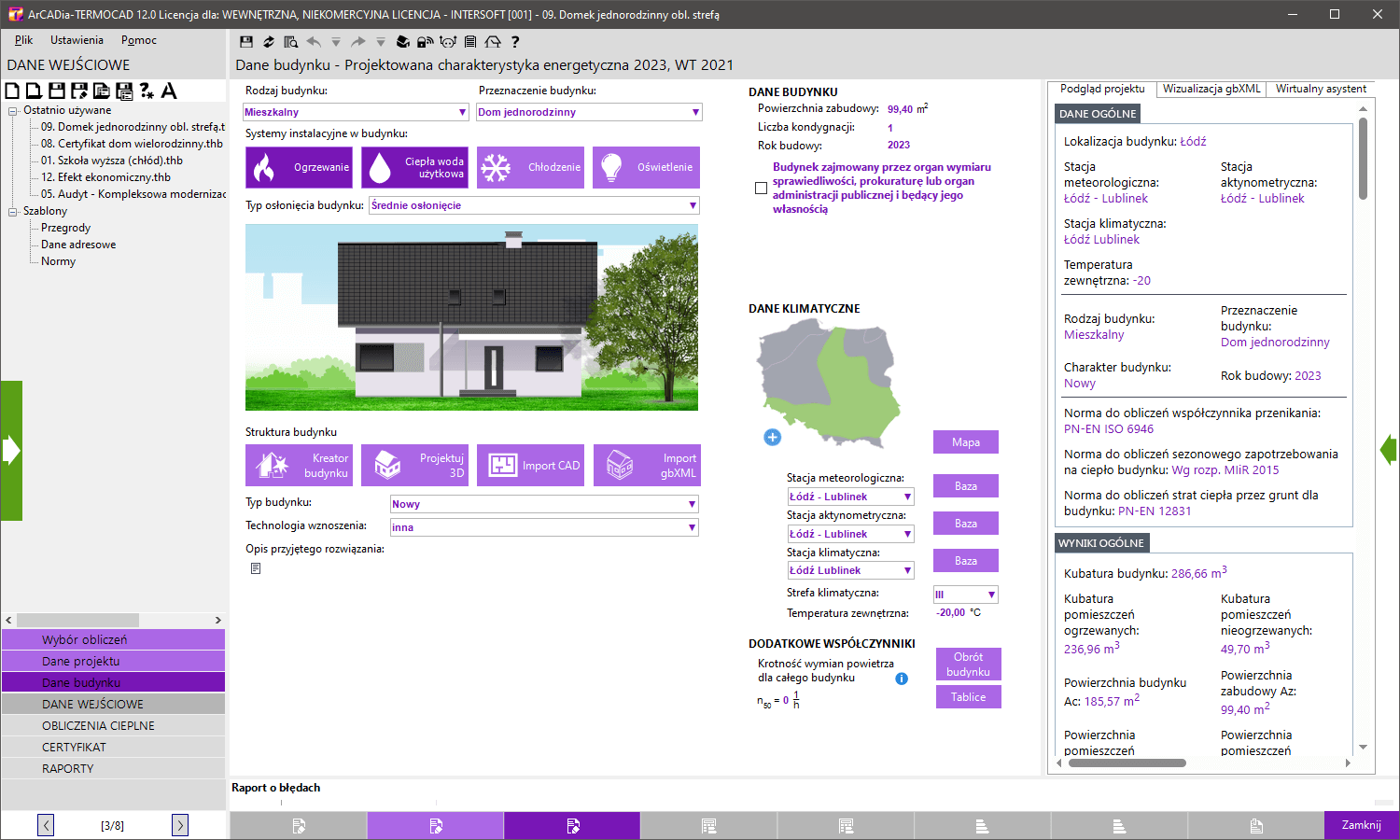 ArCADia-TERMOCAD PCHE 12 | INTERsoft program CAD