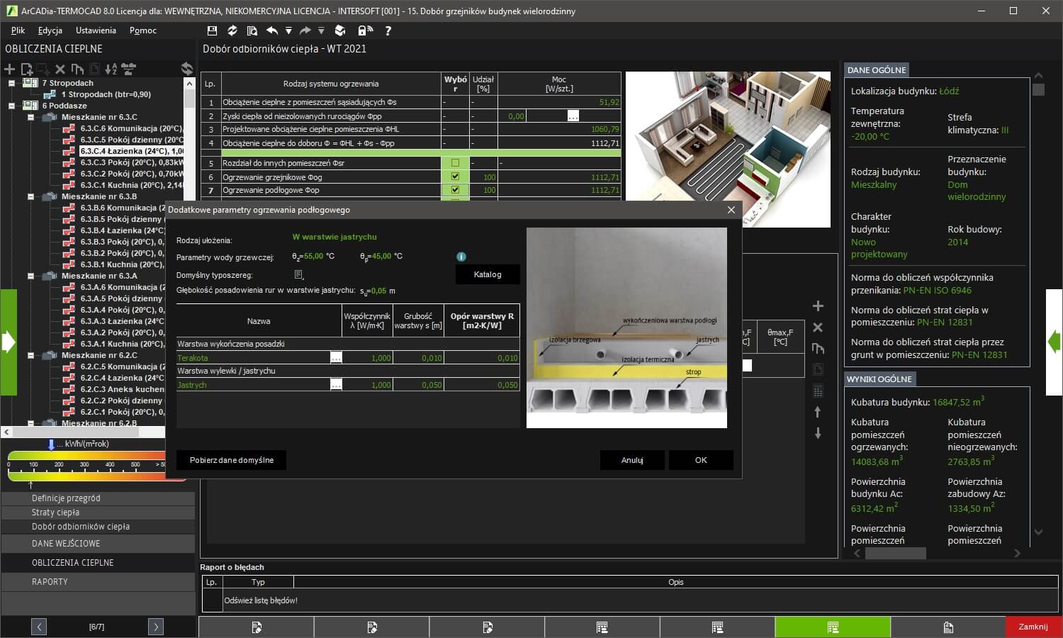 Dobr grzejnikw - licencja roczna | INTERsoft program CAD