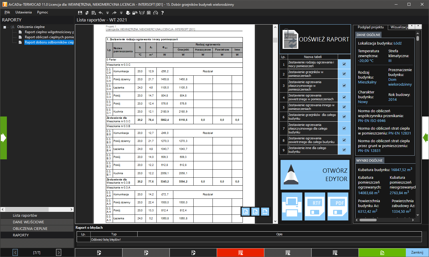 Dobr grzejnikw | INTERsoft program CAD