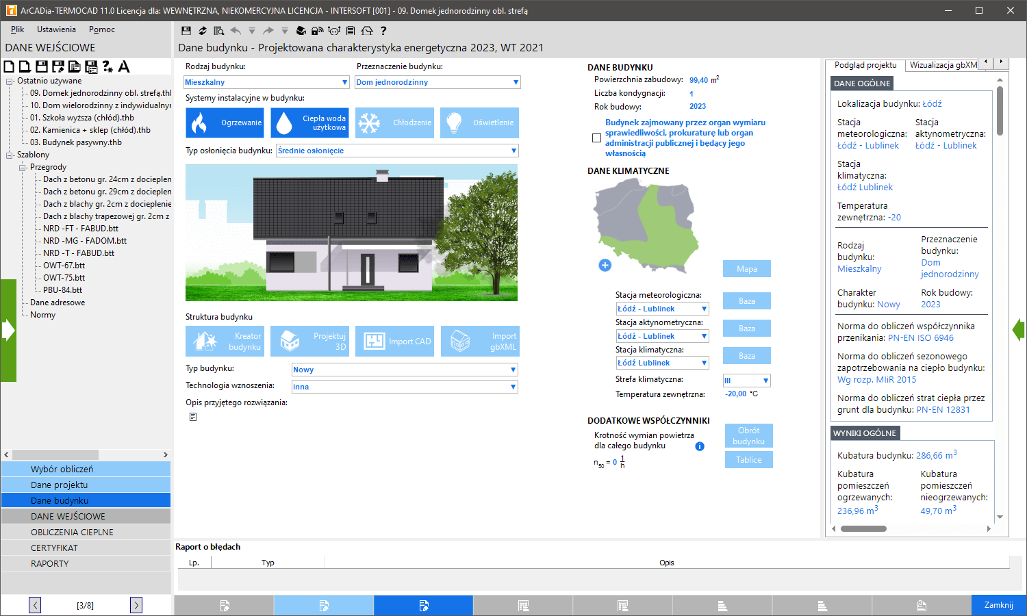 ArCADia-TERMOCAD PCHE 11 - licencja roczna | INTERsoft program CAD