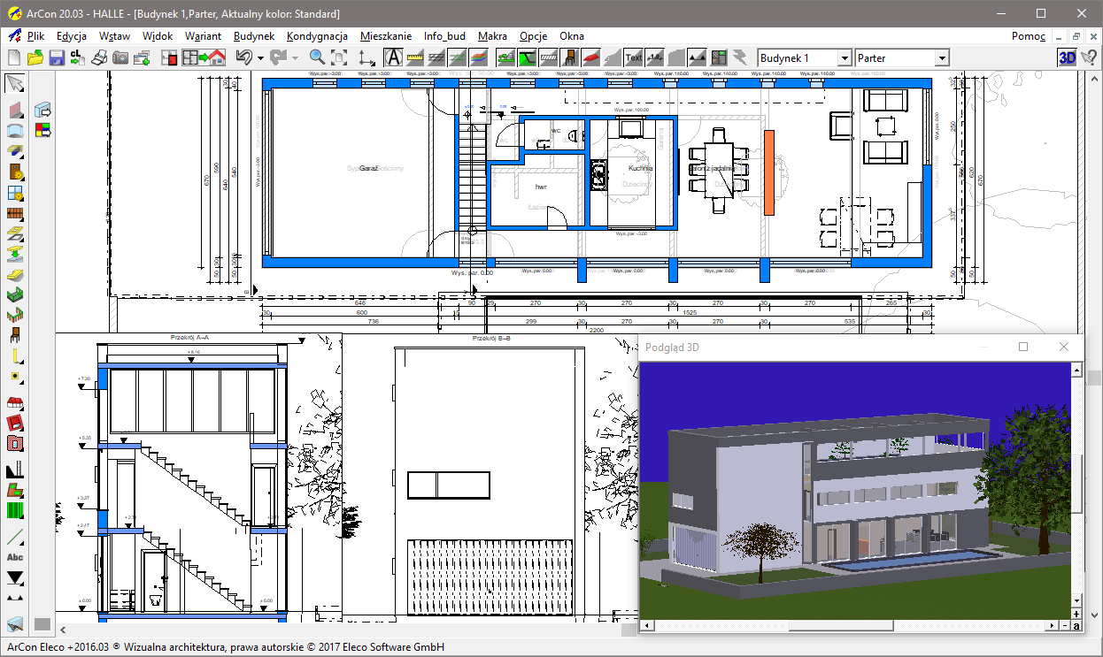 ArCon 20 – aktualizacja z wersji 7 | INTERsoft program CAD