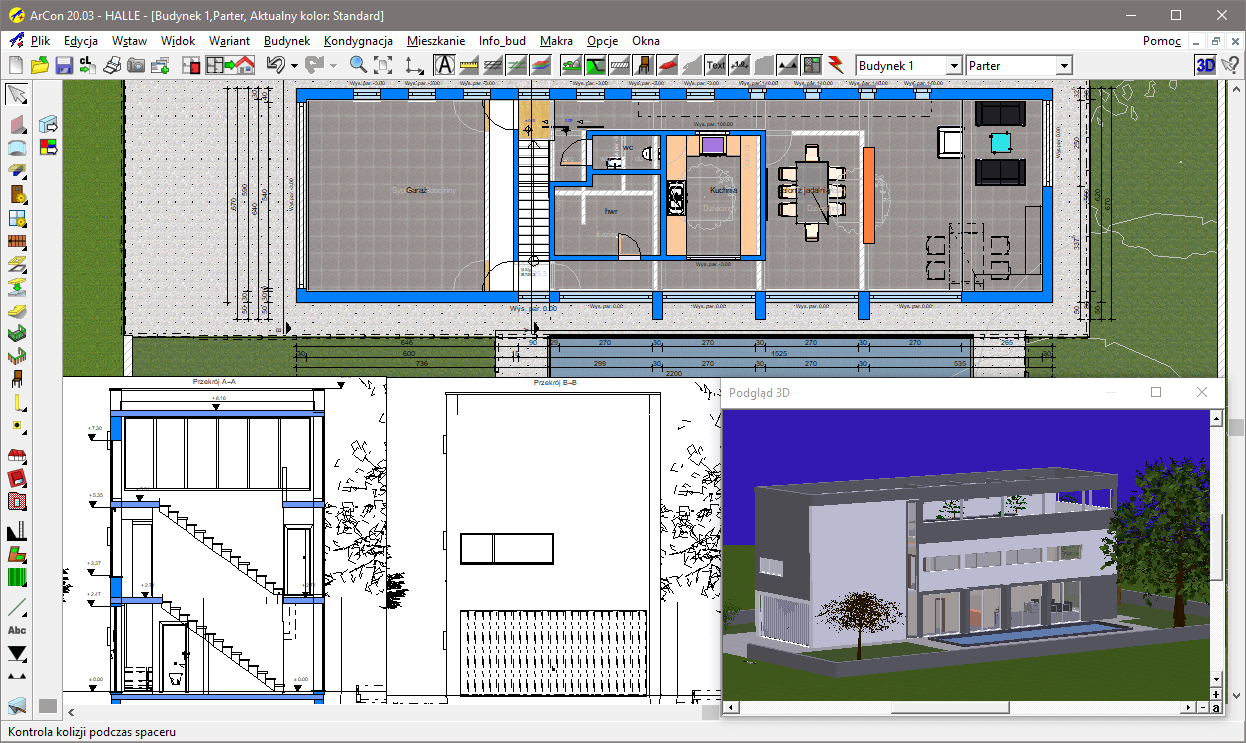 ArCon 20 – aktualizacja z wersji 7 | INTERsoft program CAD