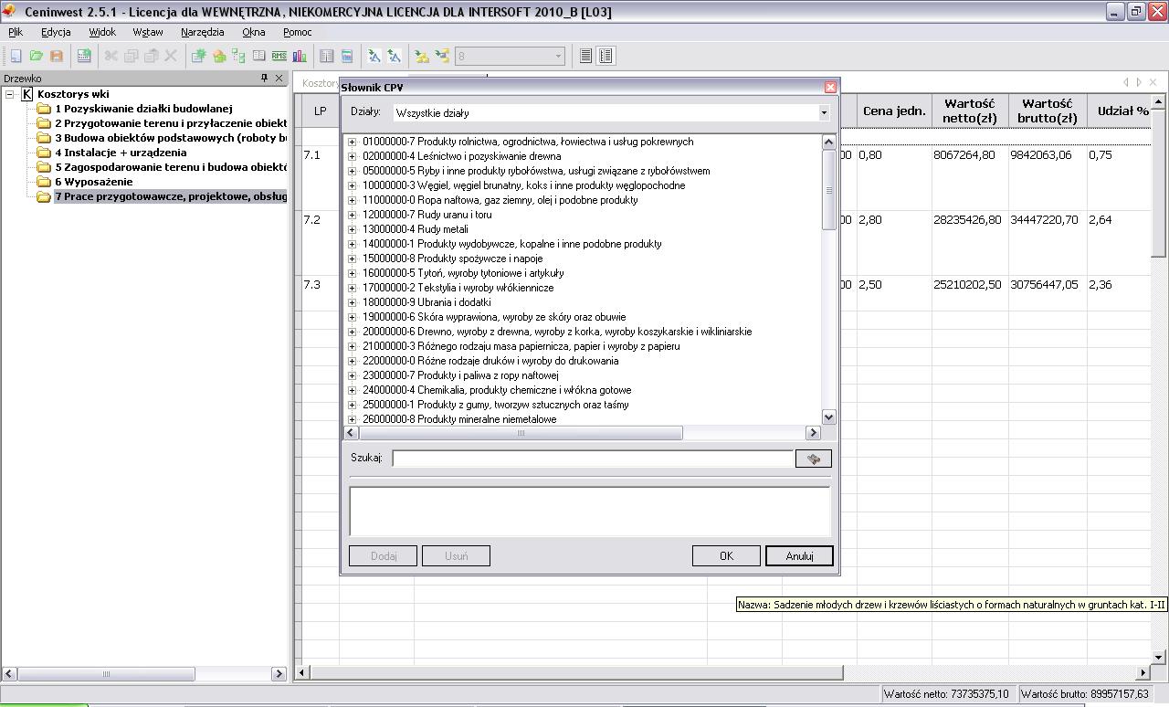 Aktualizacja do Ceninwest 2 | INTERsoft program CAD